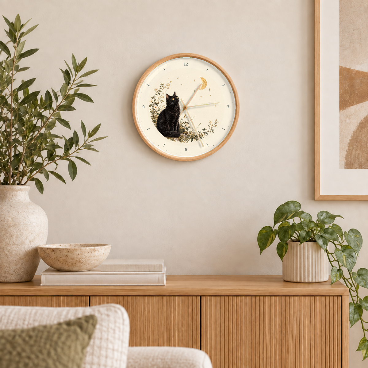 IMAGE_04_Wall_-_Black_Cat_Moon_Wall_Clock_30cm_Wooden_Frame_-_WC-A008_-_649310203567.png