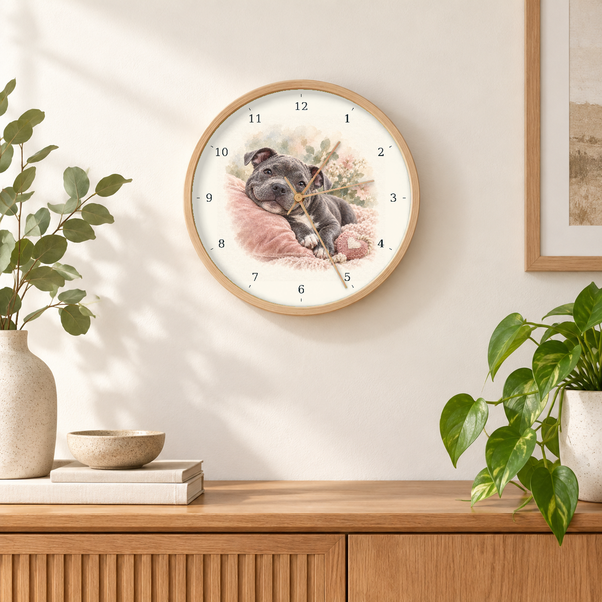 IMAGE_04_Wall_-_Cosy_Staffy_Puppy_Wall_Clock_30cm_Wooden_Frame_-_WC-D039_-_649310203871.png