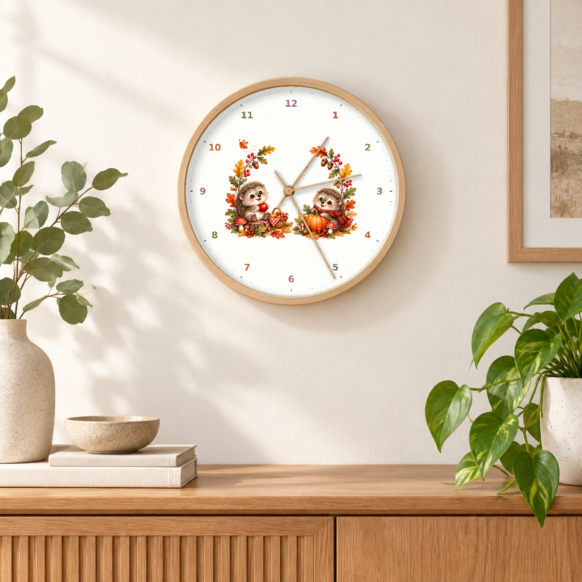 IMAGE_04_Wall_-_Kids_Hedgehog_Picnic_Wall_Clock_30cm_Wooden_Frame_-_WC-K115_-_649310204632.png