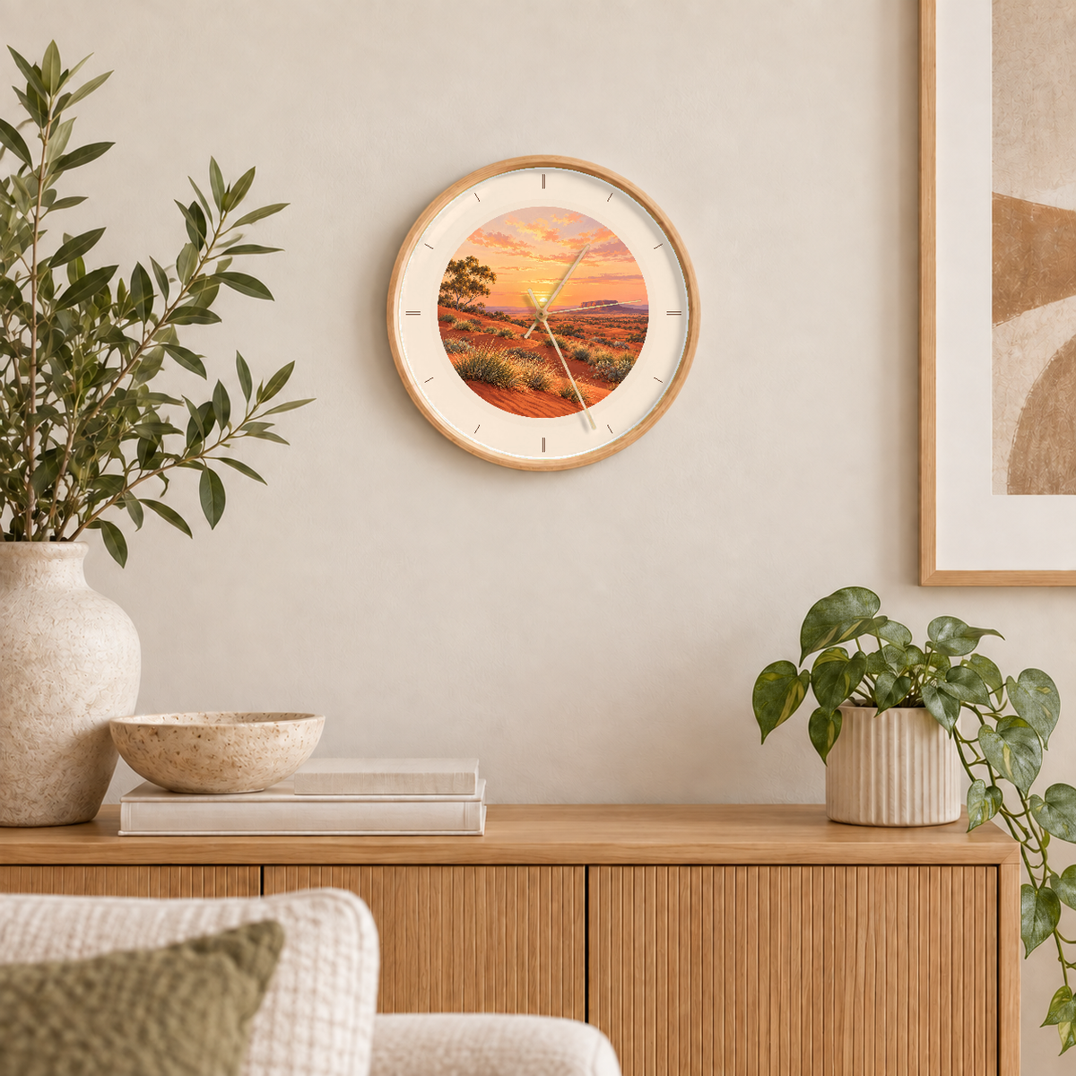 IMAGE_04_Wall_-_Outback_Sunset_Wall_Clock_30cm_Wooden_Frame_-_WC-U026_-_649310203741.png