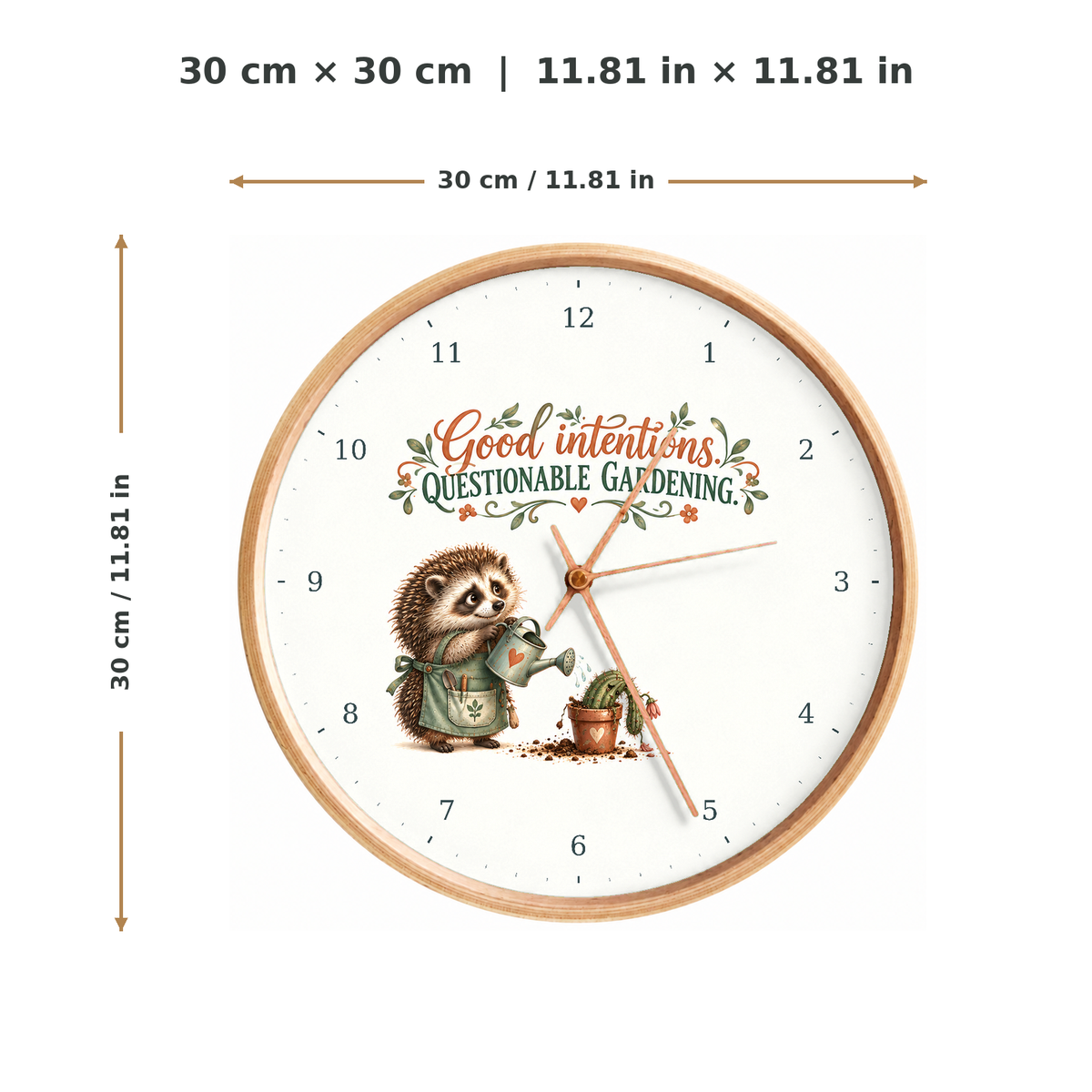 IMAGE_05_Measurements_-_Funny_Plant_Parent_Wall_Clock_30cm_Wooden_Frame_-_WC-H069_-_649310204175.png
