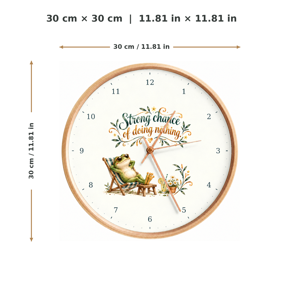 IMAGE_05_Measurements_-_Funny_Relaxing_Frog_Wall_Clock_30cm_Wooden_Frame_-_WC-H084_-_649310204328.png