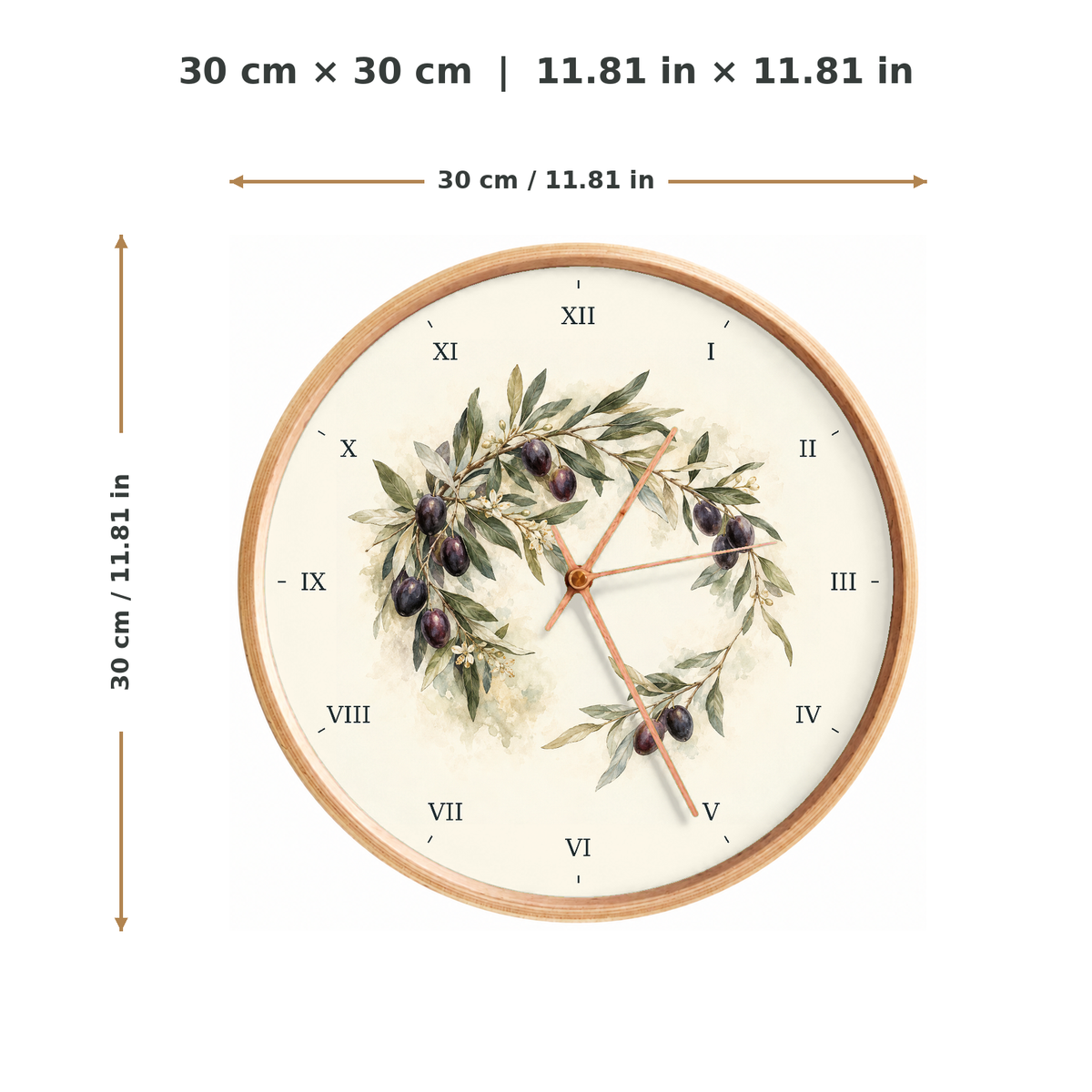 IMAGE_05_Measurements_-_Olive_Wreath_Wall_Clock_30cm_Wooden_Frame_-_WC-F012_-_649310203604.png