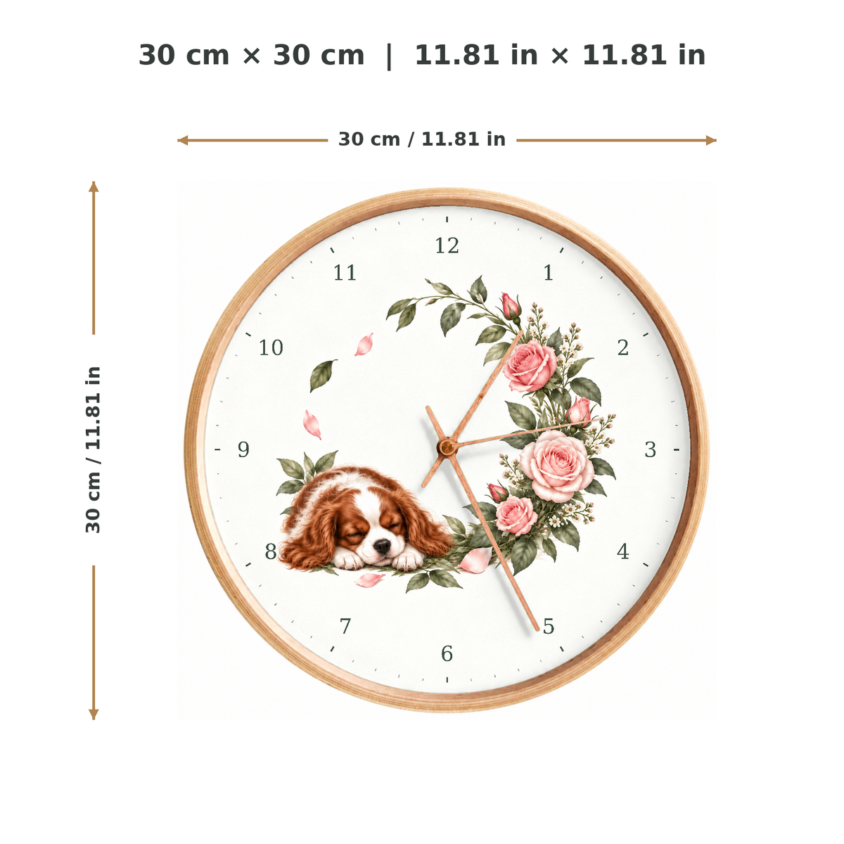 IMAGE_05_Measurements_-_Sleeping_Cavalier_Wall_Clock_30cm_Wooden_Frame_-_WC-D043_-_649310203918.png