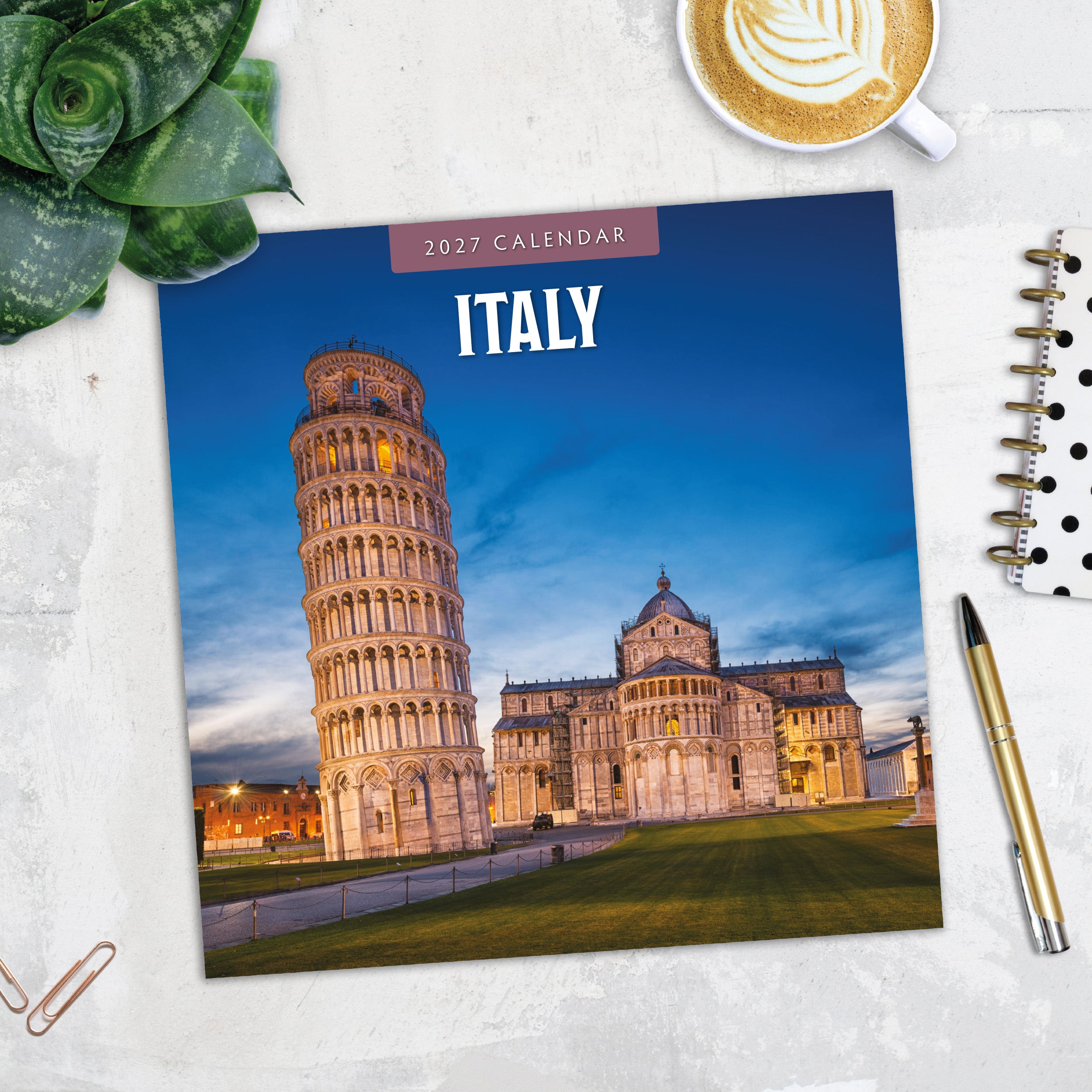 2027 Italy - Square Wall Calendar