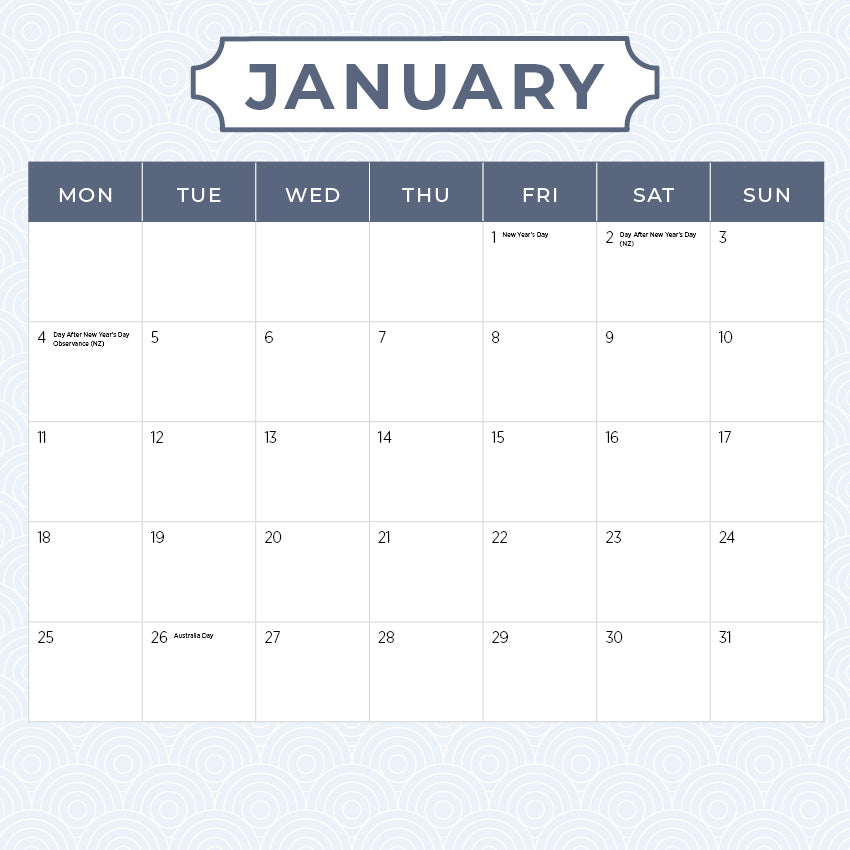 2027 Japan  - Square Wall Calendar