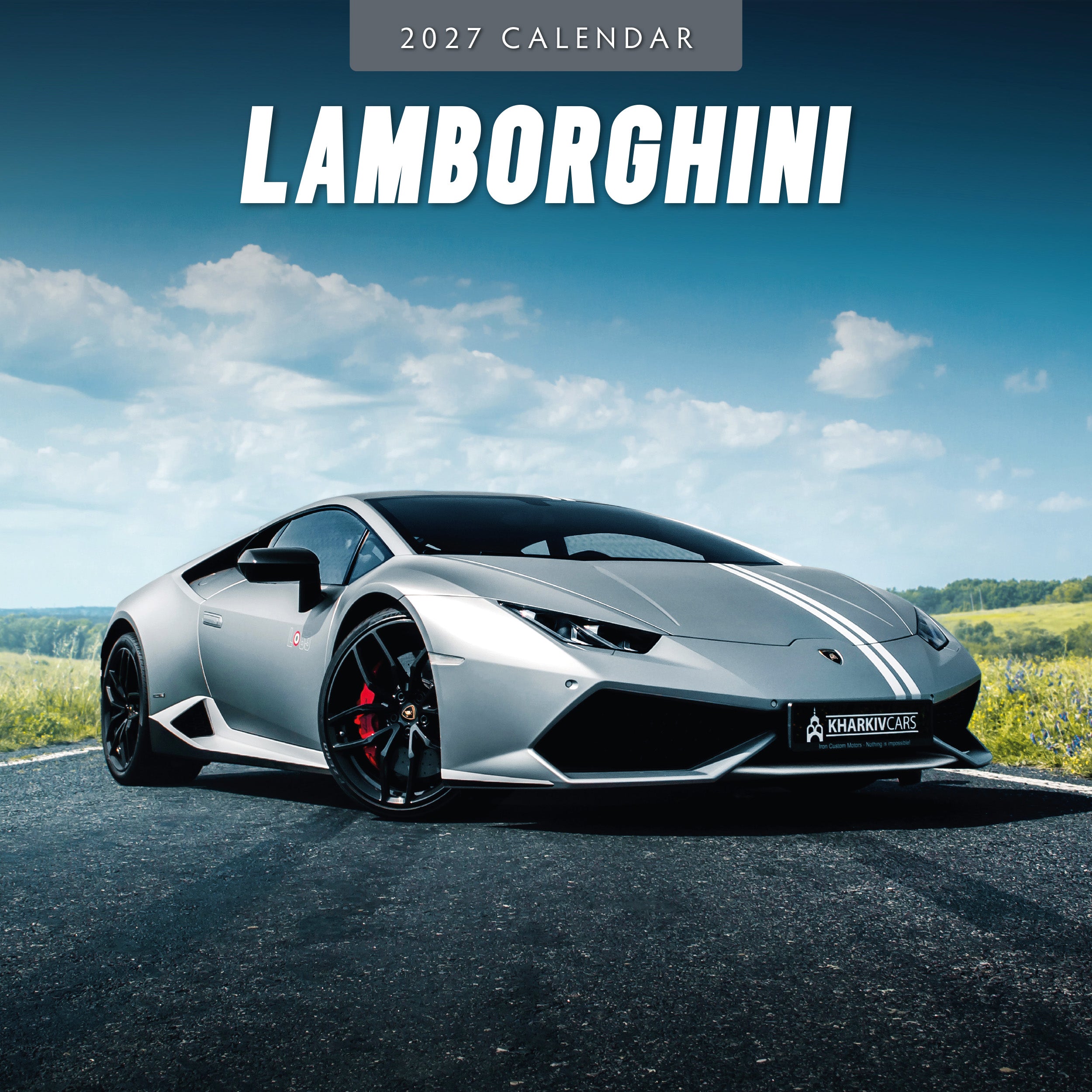 2027 Lamborghini - Square Wall Calendar