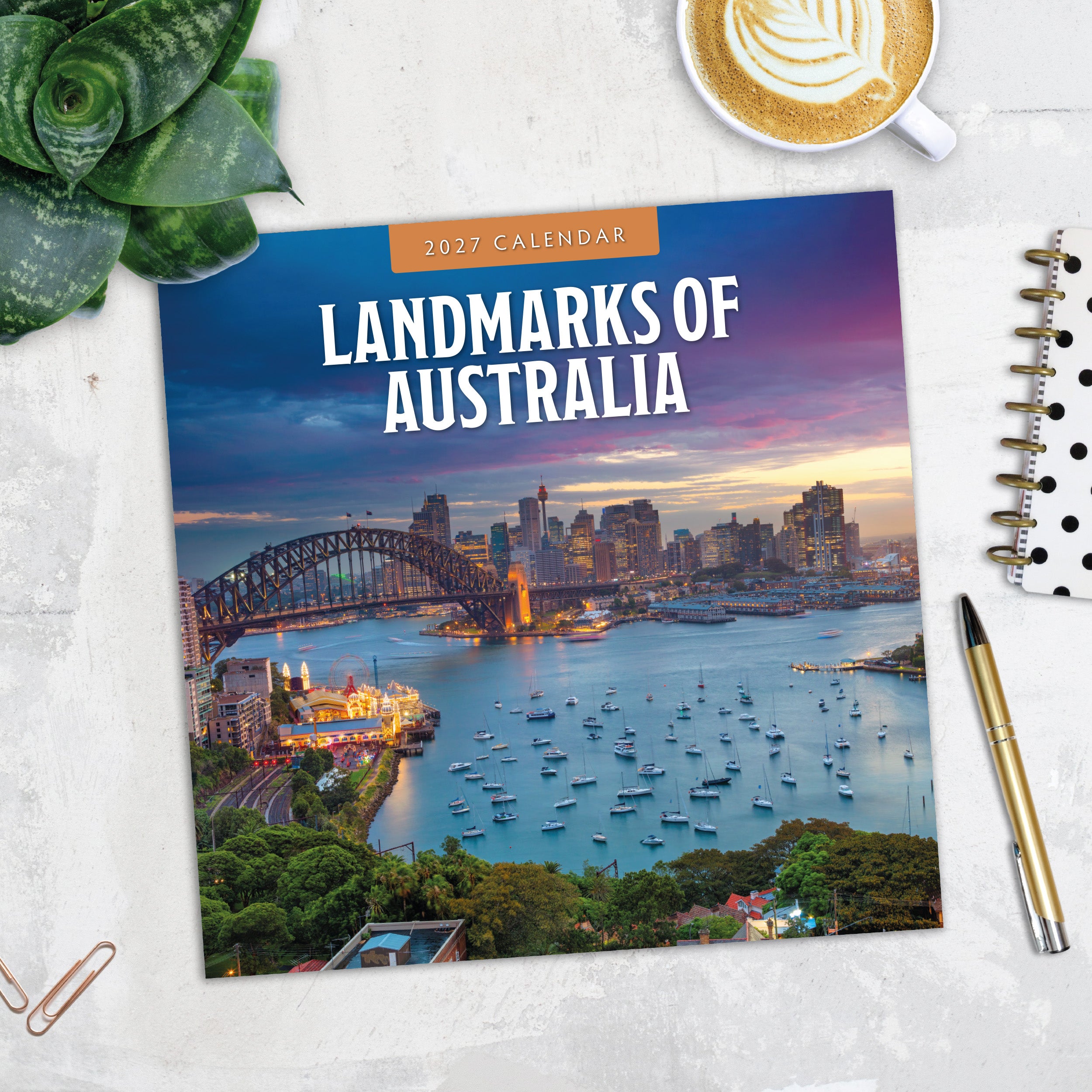 2027 Landmarks of Australia - Square Wall Calendar