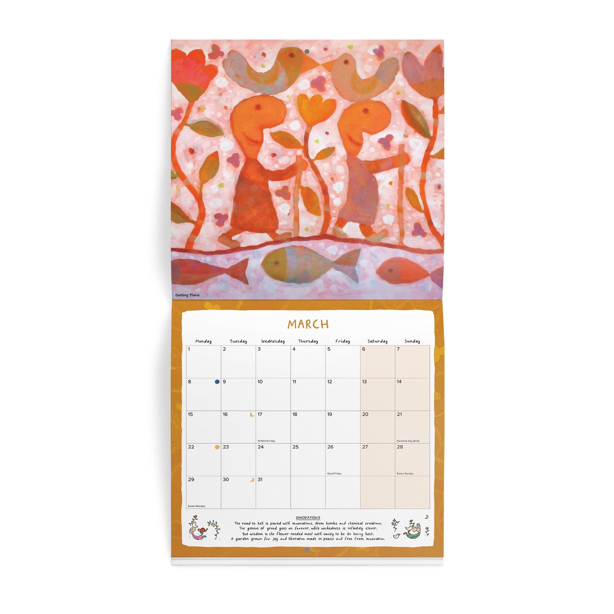 2027 Leunig by Michael Leunig - Square Wall Calendar