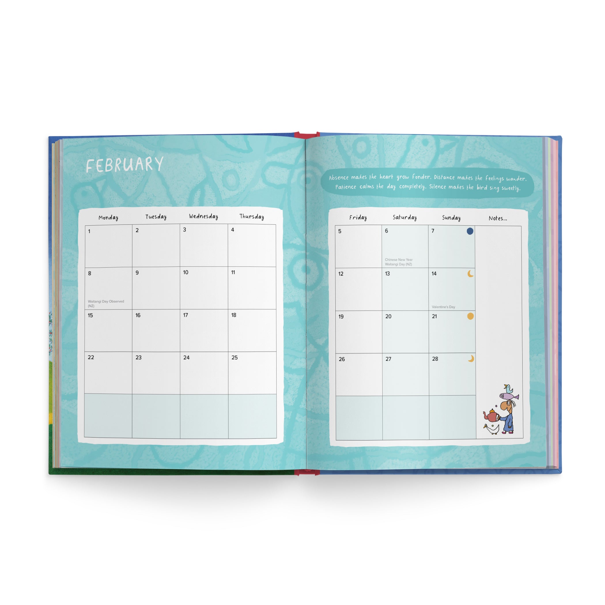 2027 Leunig by Michael Leunig - Weekly & Monthly Diary/Planner