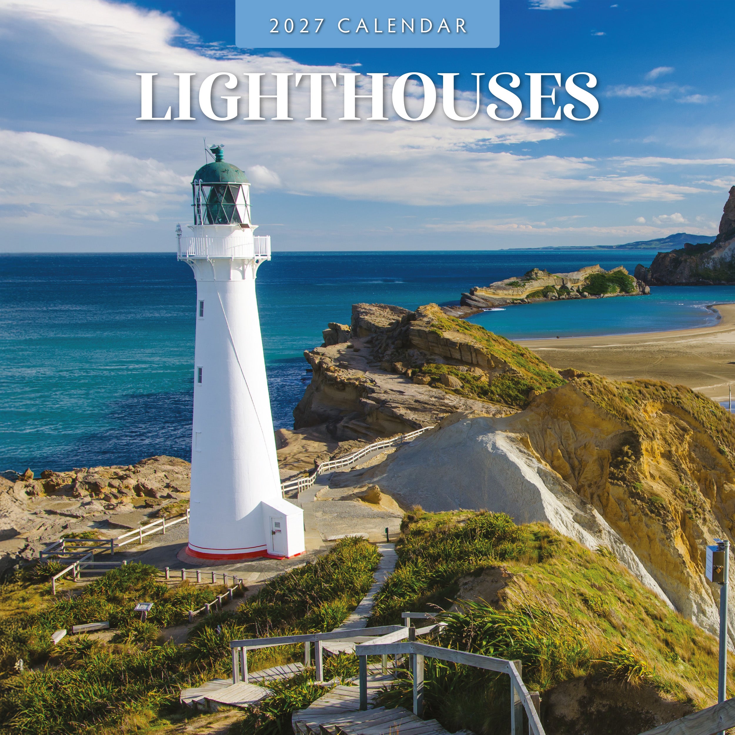 2027 Lighthouses - Square Wall Calendar