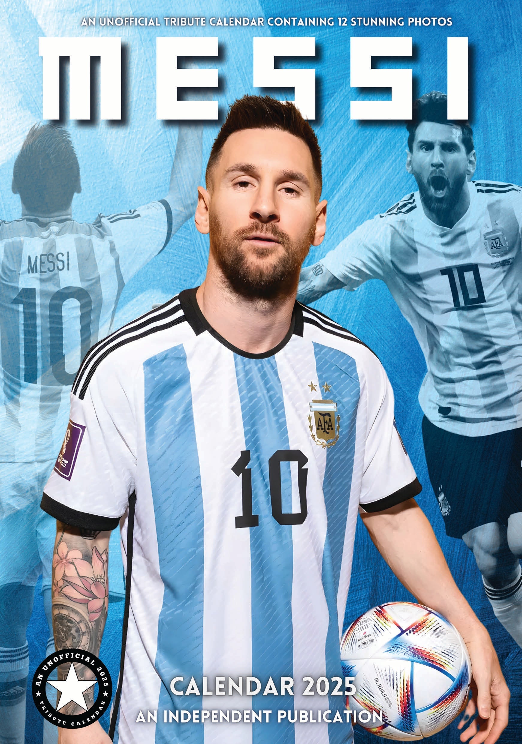 2025 Lionel Messi - A3 Wall Calendar