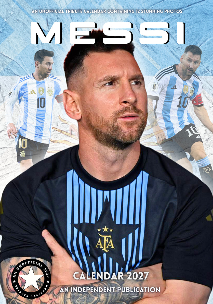 2027 Lionel Messi - A3 Wall Calendar