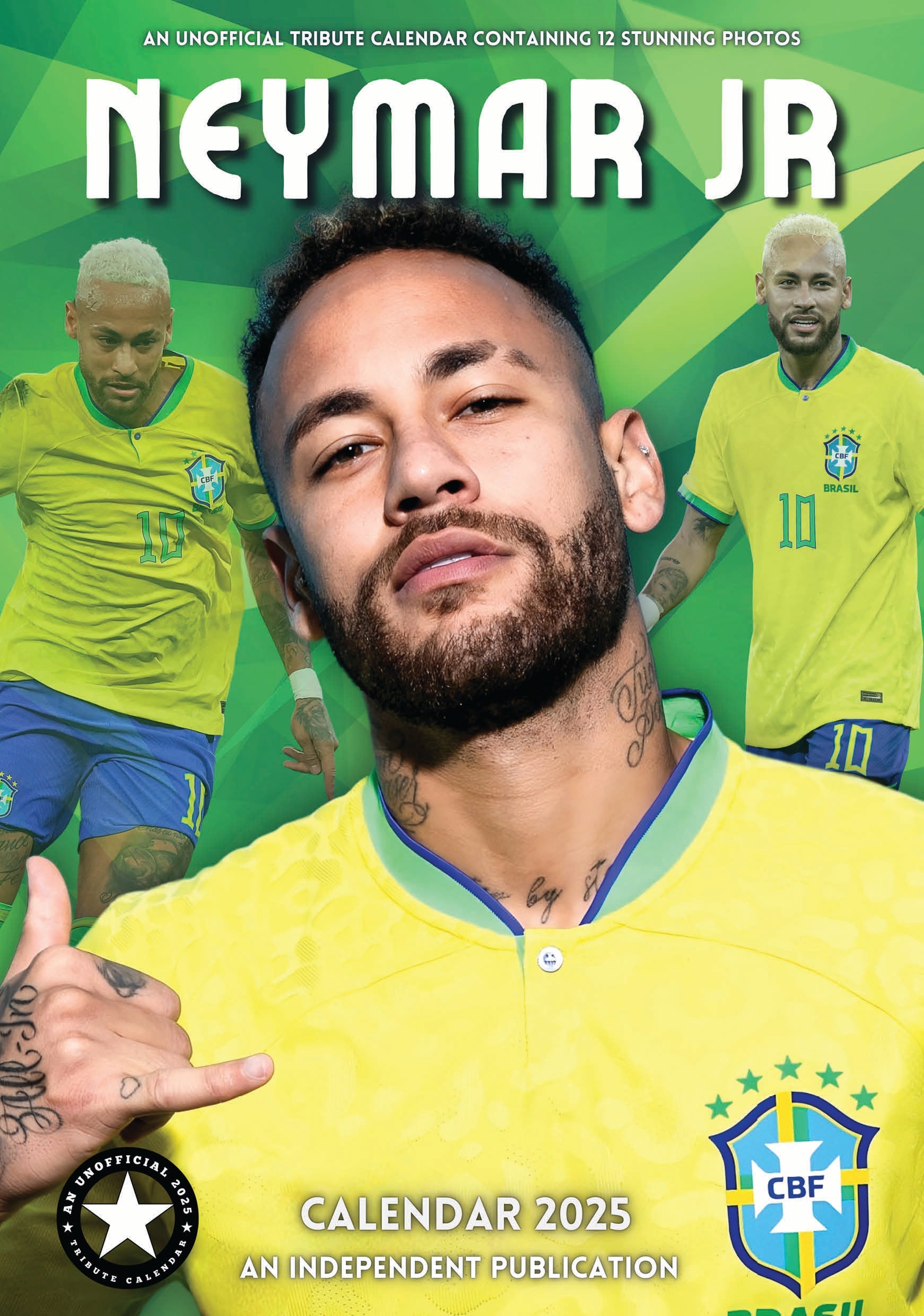 2025 Neymar - A3 Wall Calendar