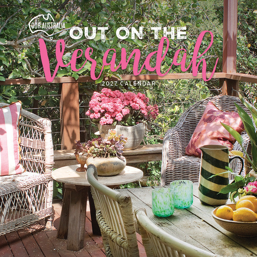 2027 Our Australia Out On The Verandah - Square Wall Calendar