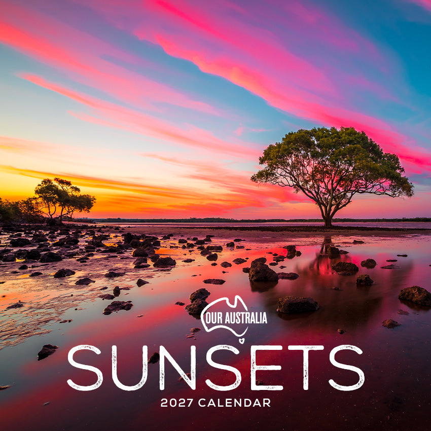 2027 Our Australia Sunsets - Square Wall Calendar