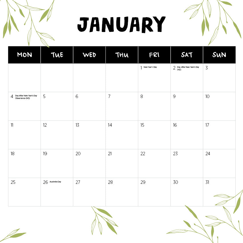 2027 Our Australia Tasmania - Square Wall Calendar