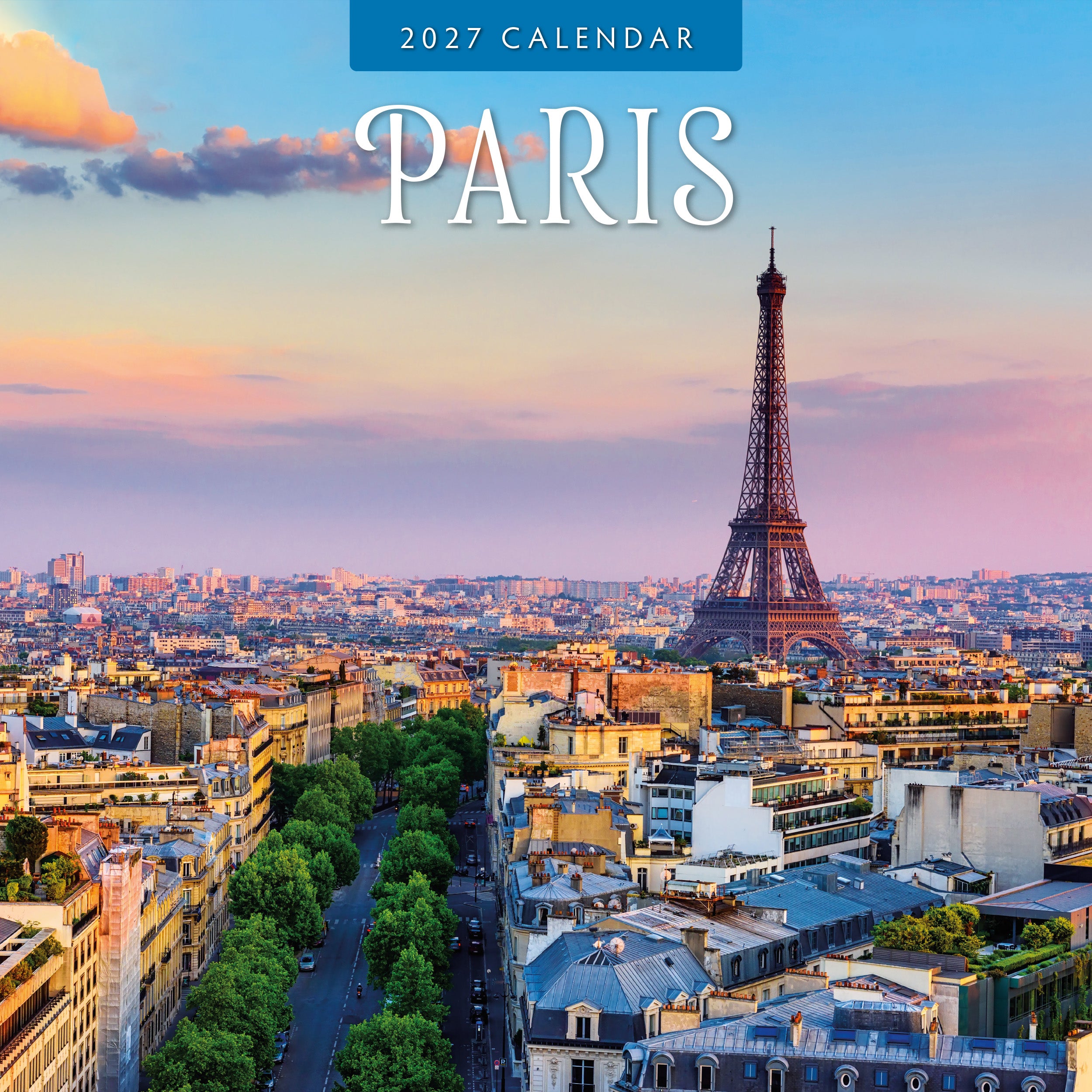 2027 Paris - Square Wall Calendar