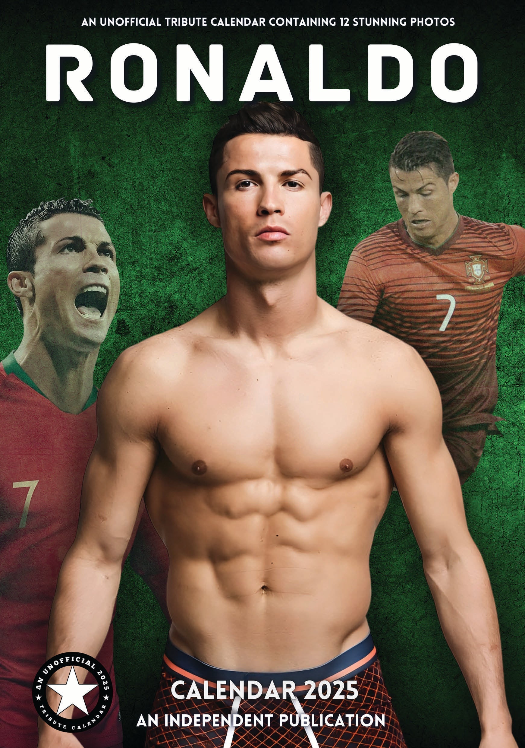 2025 Cristiano Ronaldo - A3 Wall Calendar