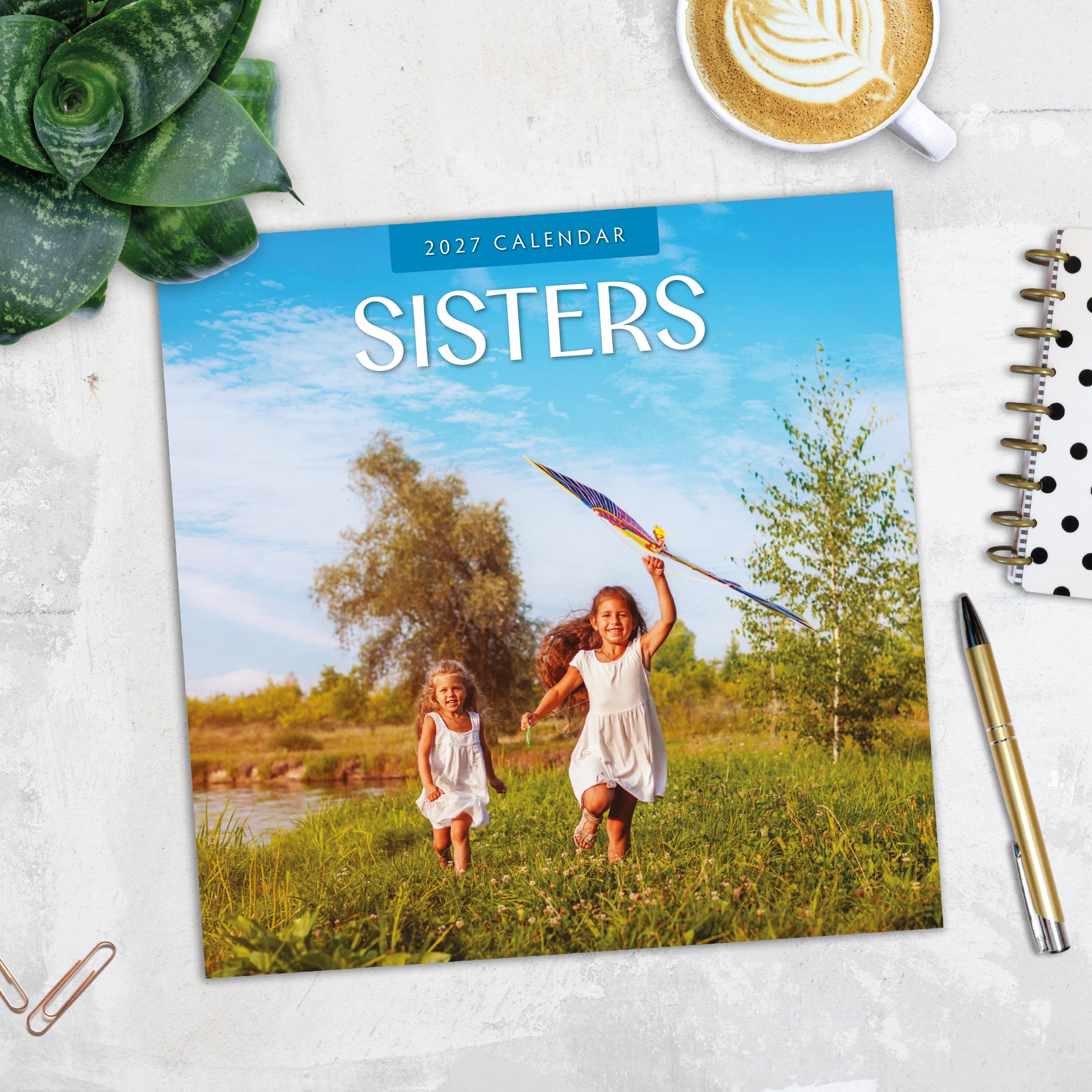 2027 Sisters - Square Wall Calendar