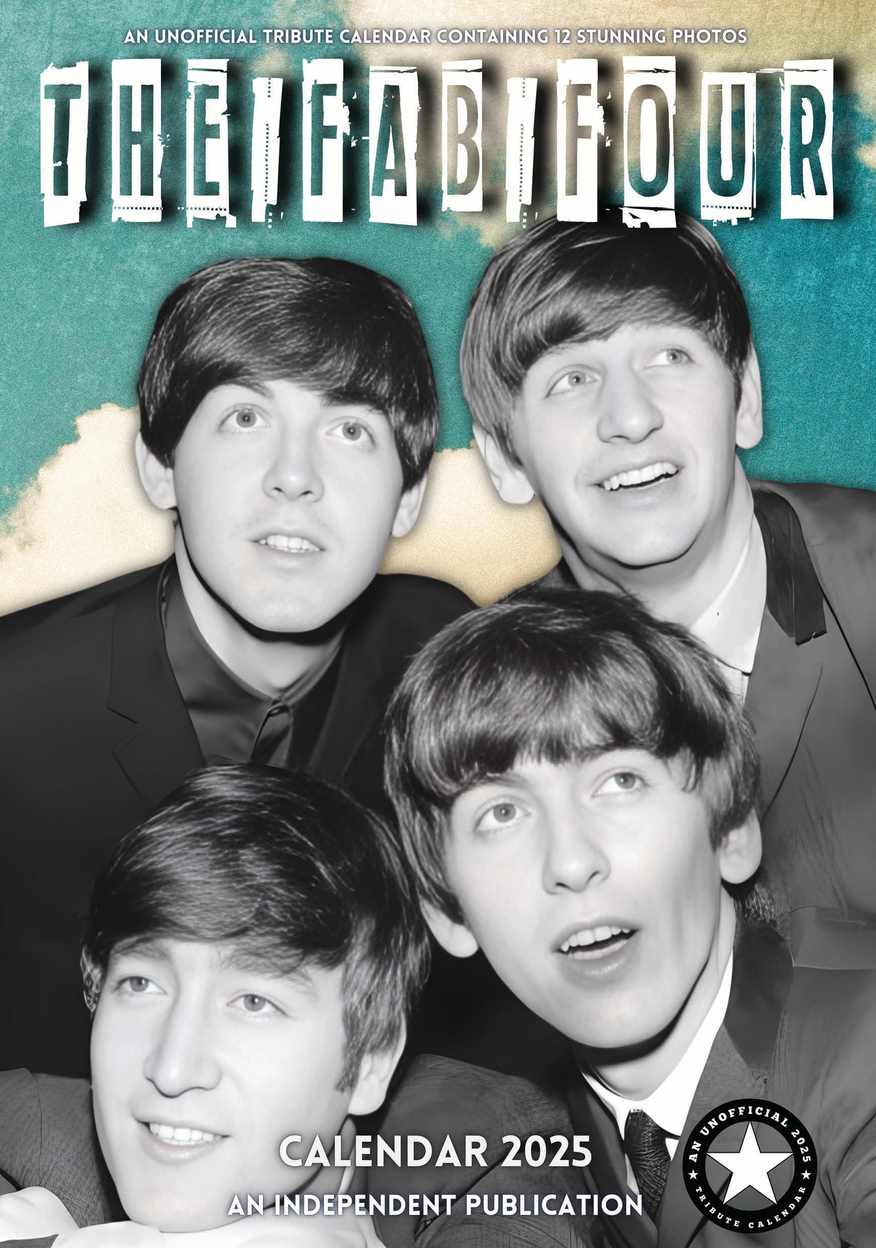 2025 The Fab Four (The Beatles) - A3 Wall Calendar