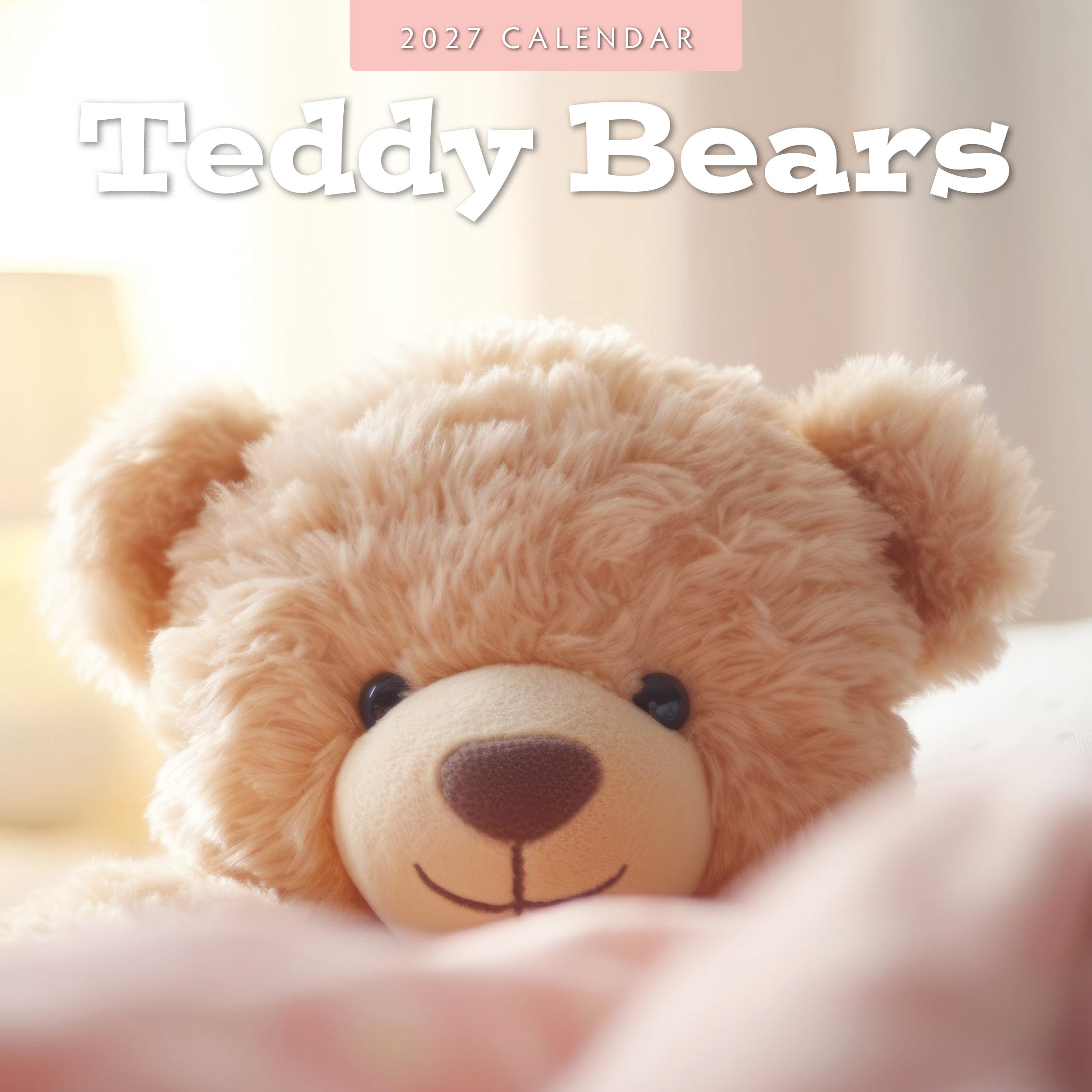 2027 Teddy Bears - Square Wall Calendar