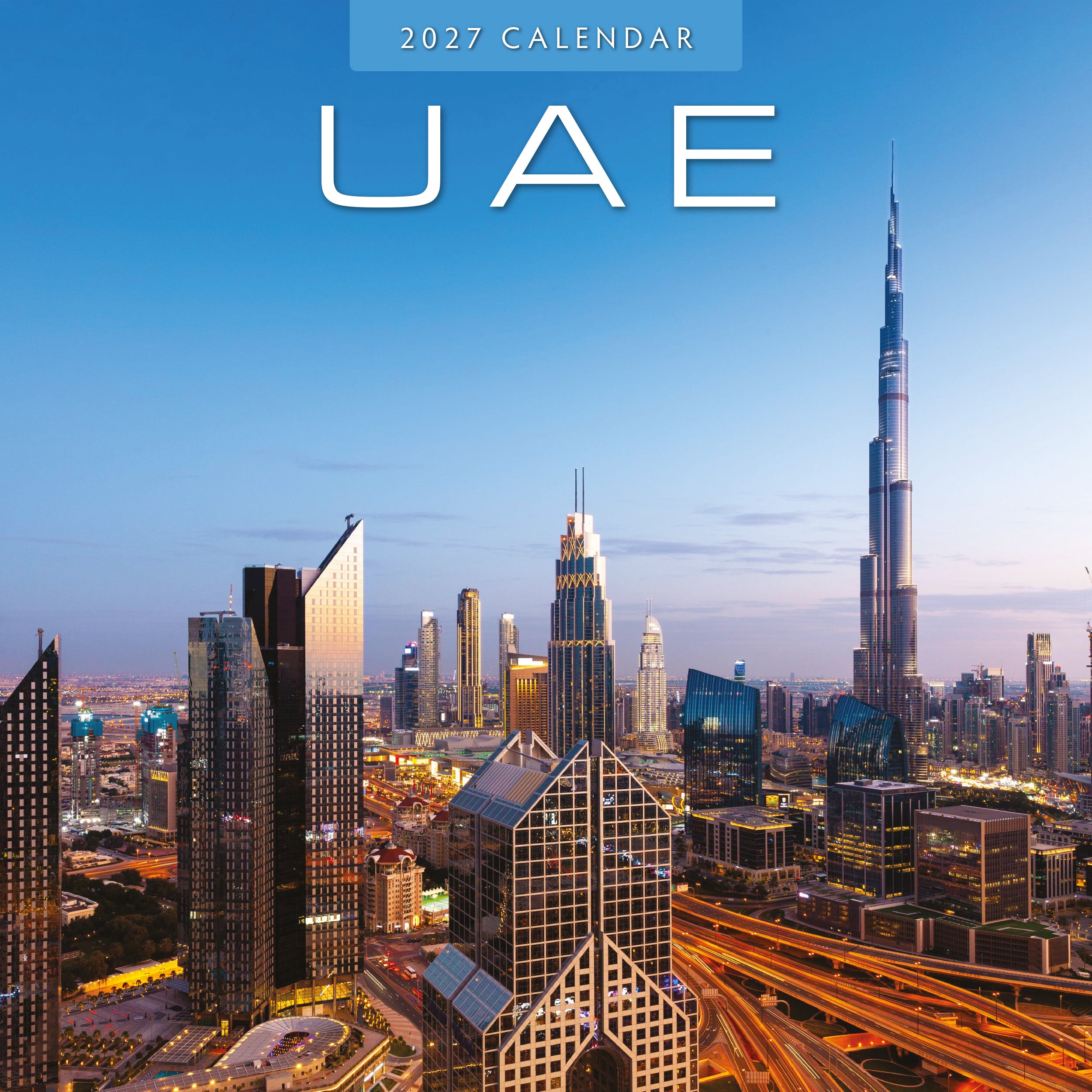2027 UAE - Square Wall Calendar