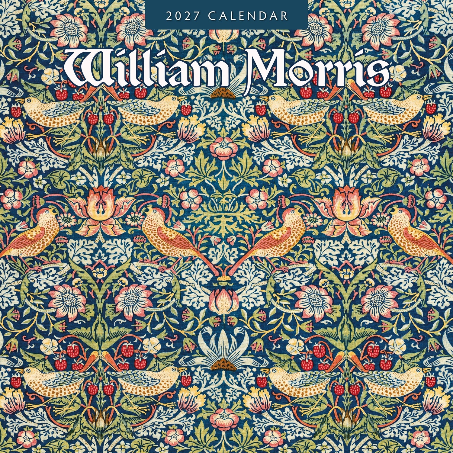 2027 William Morris - Square Wall Calendar