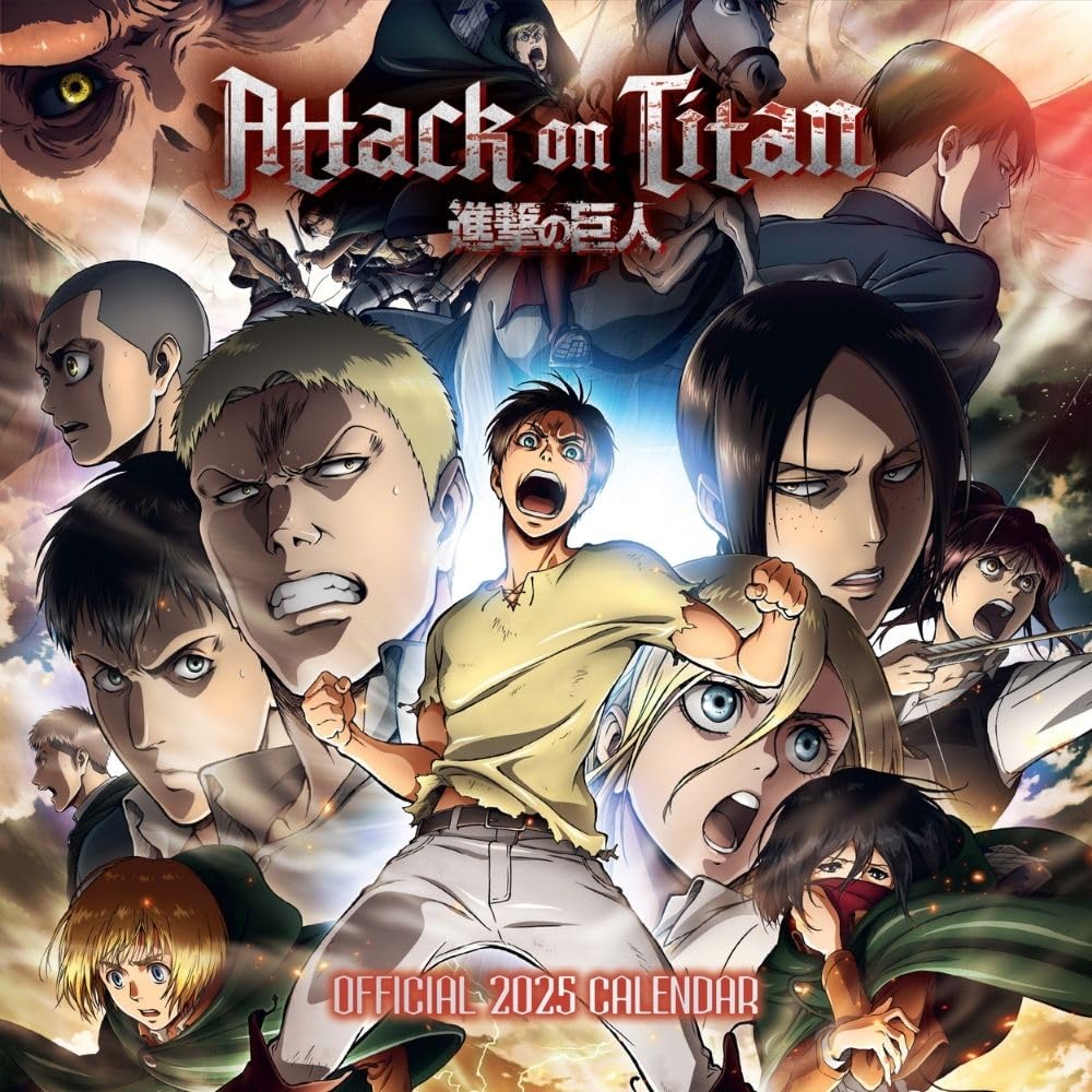 2025 Attack On Titan - Square Wall Calendar