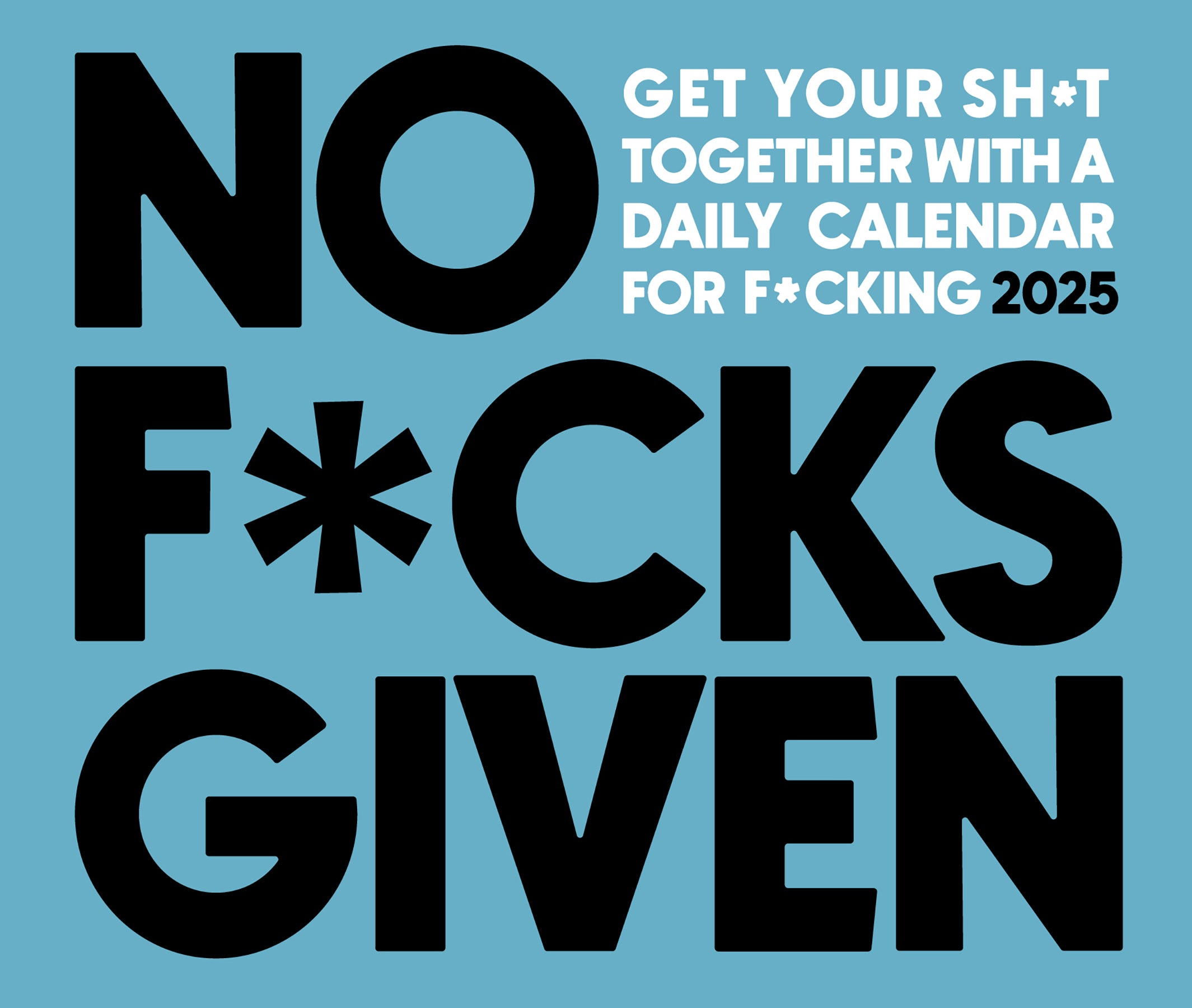 2025 No F*cks Given Daily Boxed PageADay Calendar