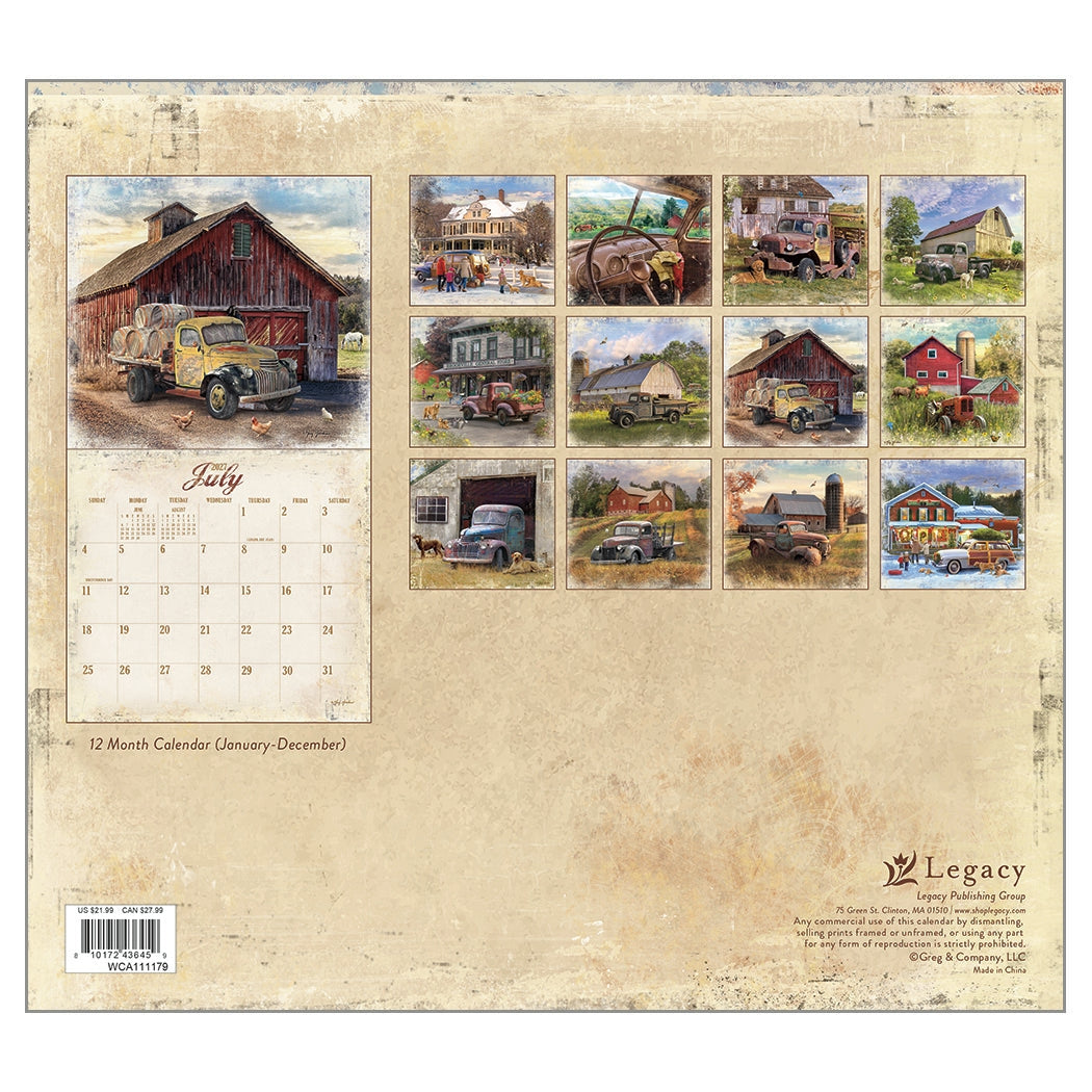 2027 Heartland - Deluxe Wall Calendar by Terry Redlin