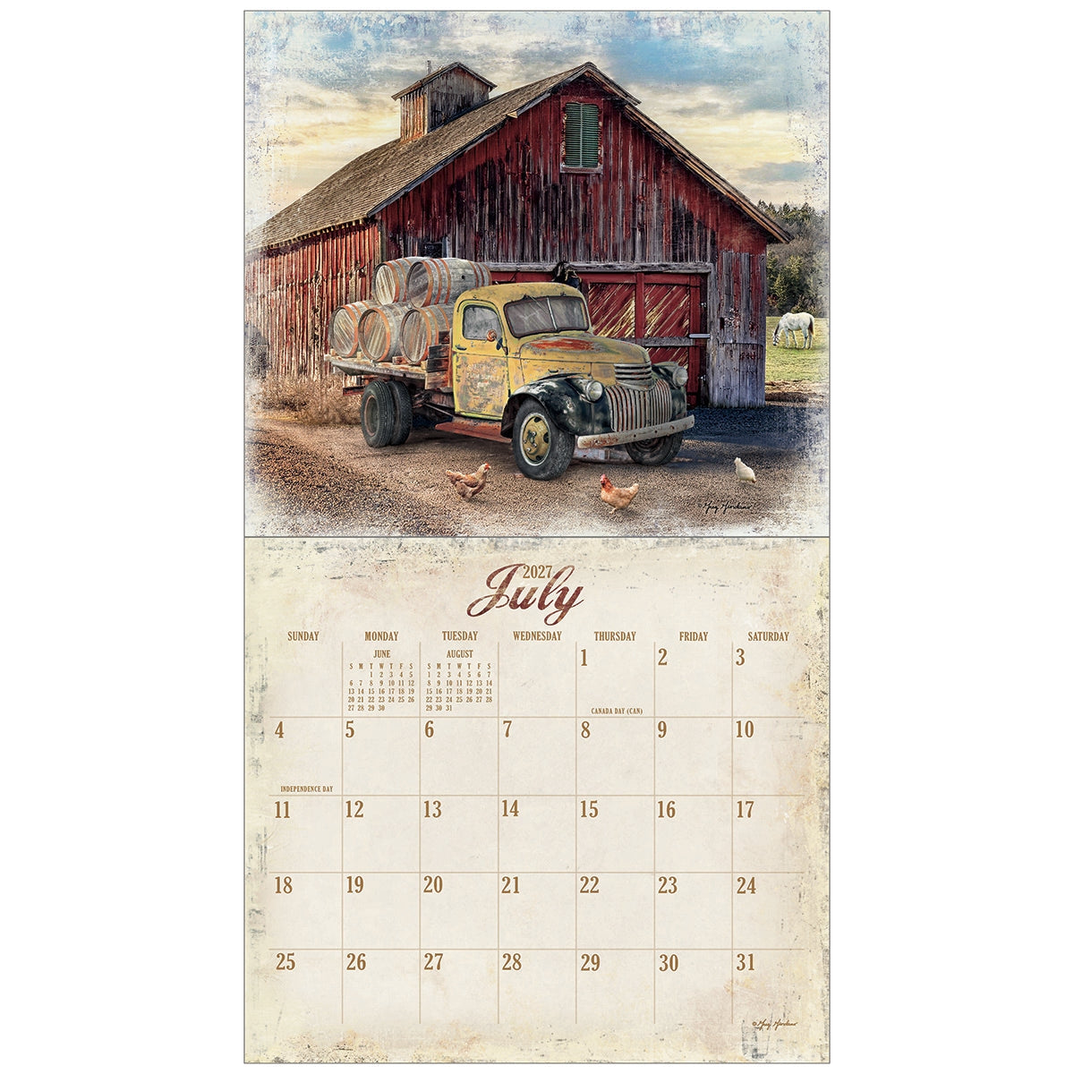 2027 Home On The Range - Deluxe Wall Calendar by Terry Redlin