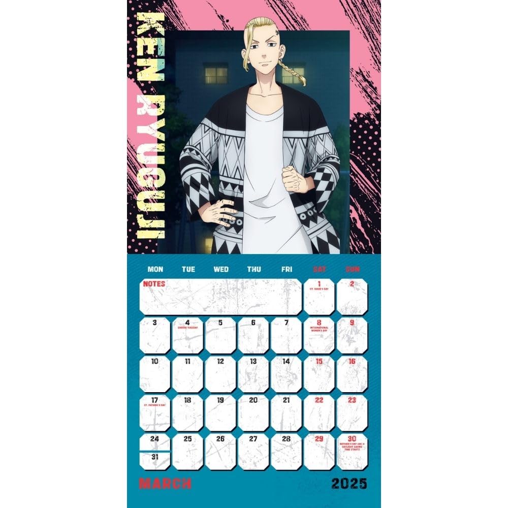 2025 Tokyo Revengers - Square Wall Calendar