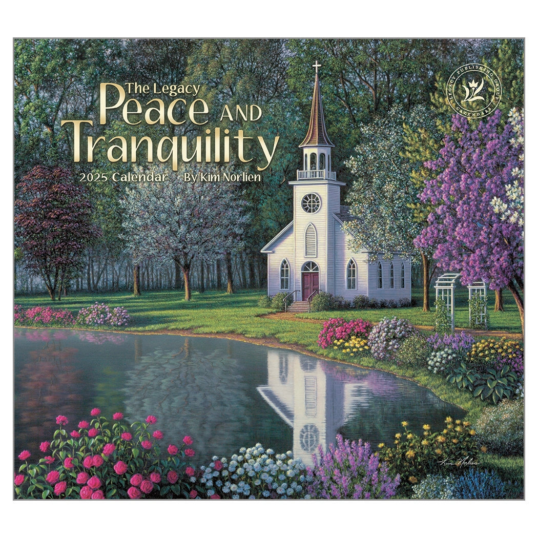 2025 Legacy Peace And Tranquility - Deluxe Wall Calendar