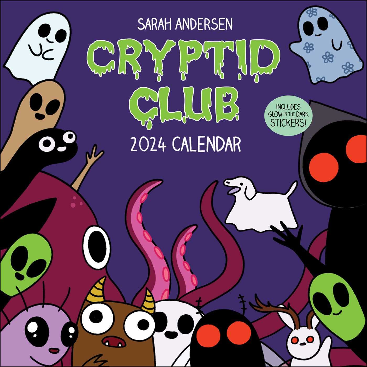 2024 Cryptid Club - Square Wall Calendar  SOLD OUT