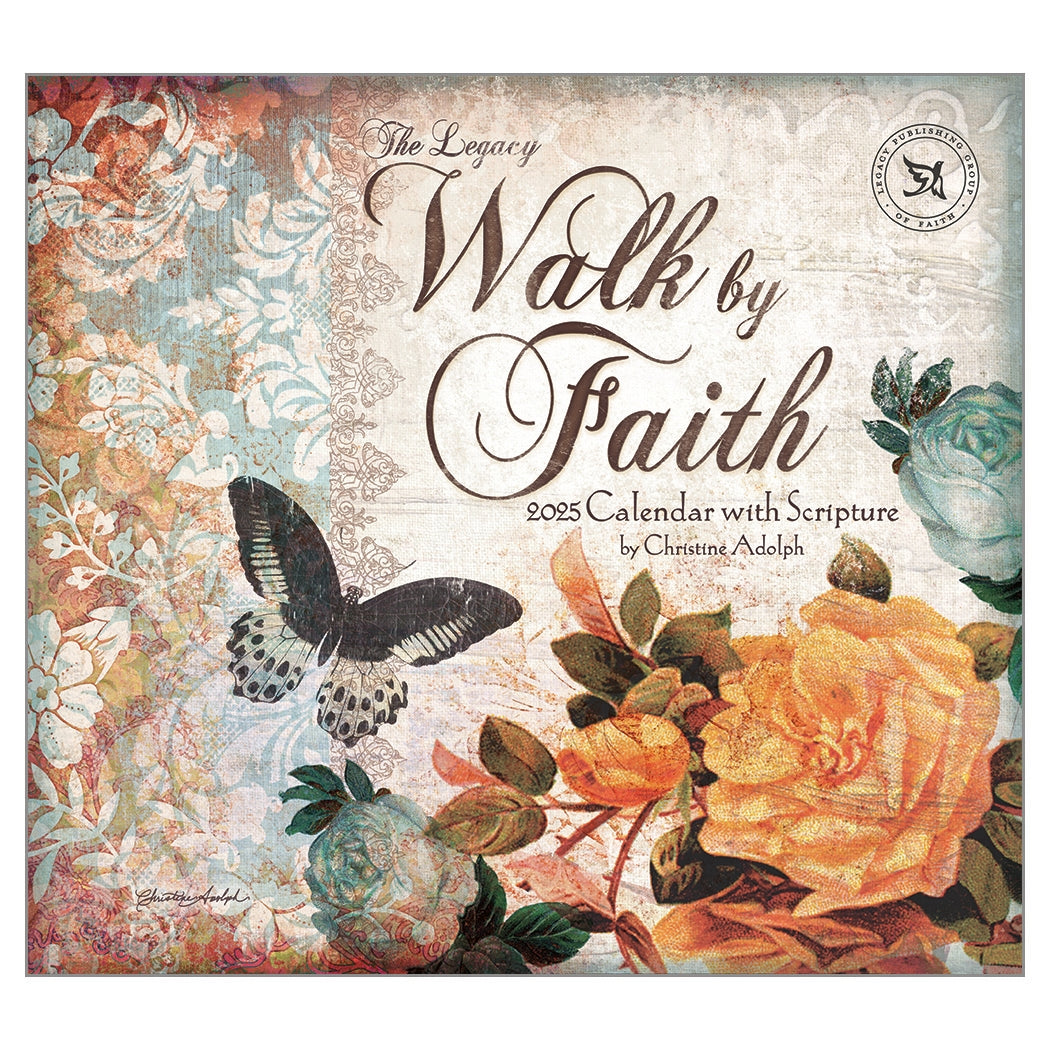 2025 Legacy Walk By Faith - Scripture - Deluxe Wall Calendar