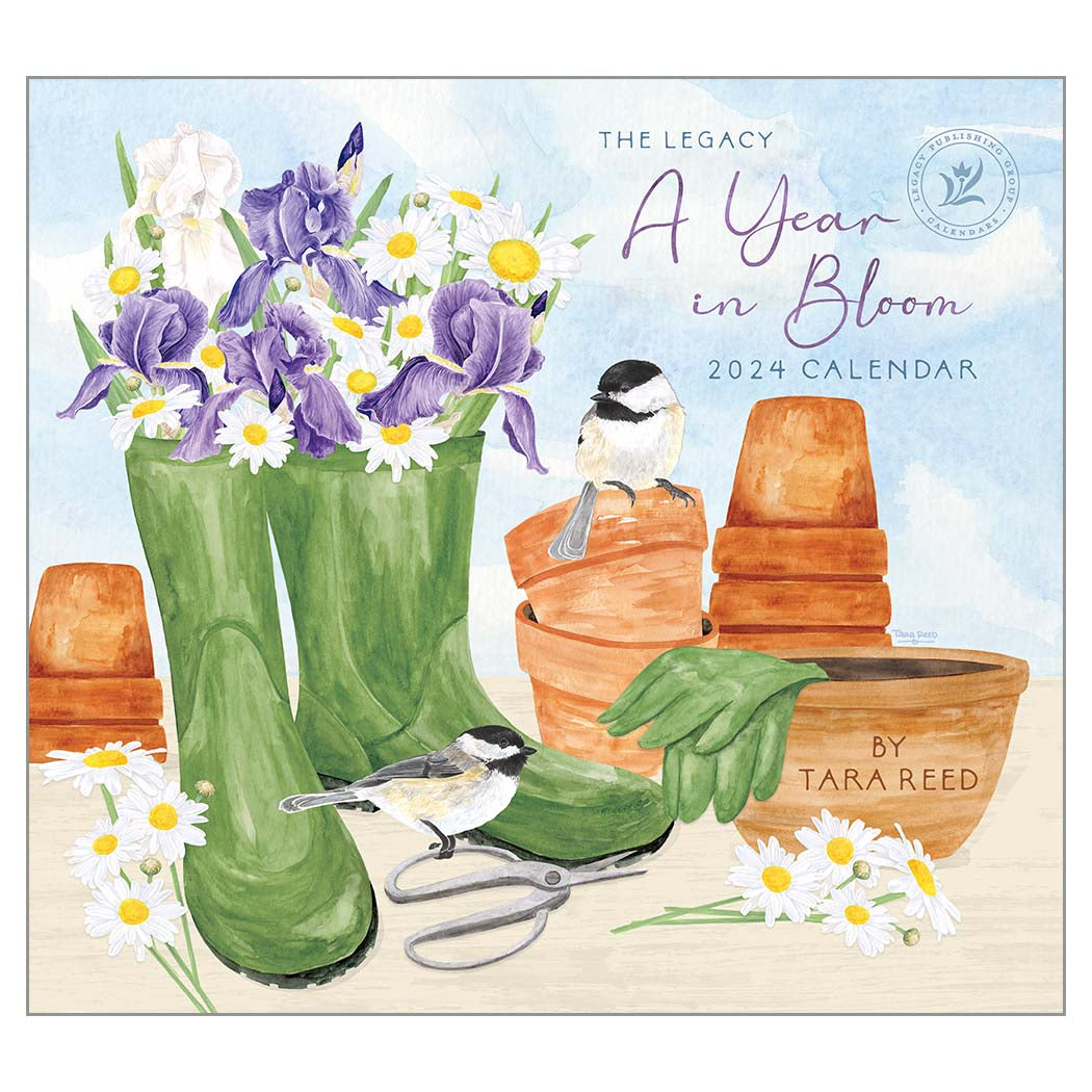 2024 Legacy A Year In Bloom - Deluxe Wall Calendar