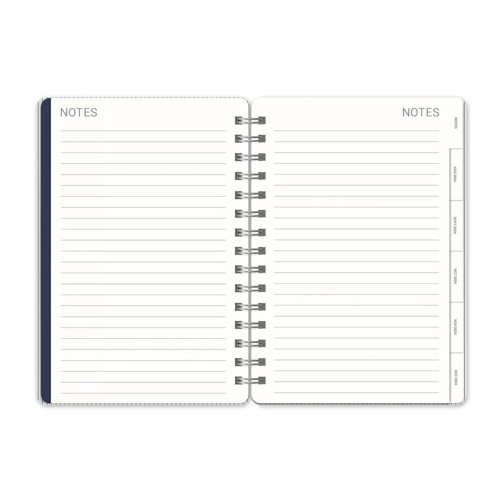 2025 Oxford Blue - Agatha Monthly And Weekly Dairy/Planner