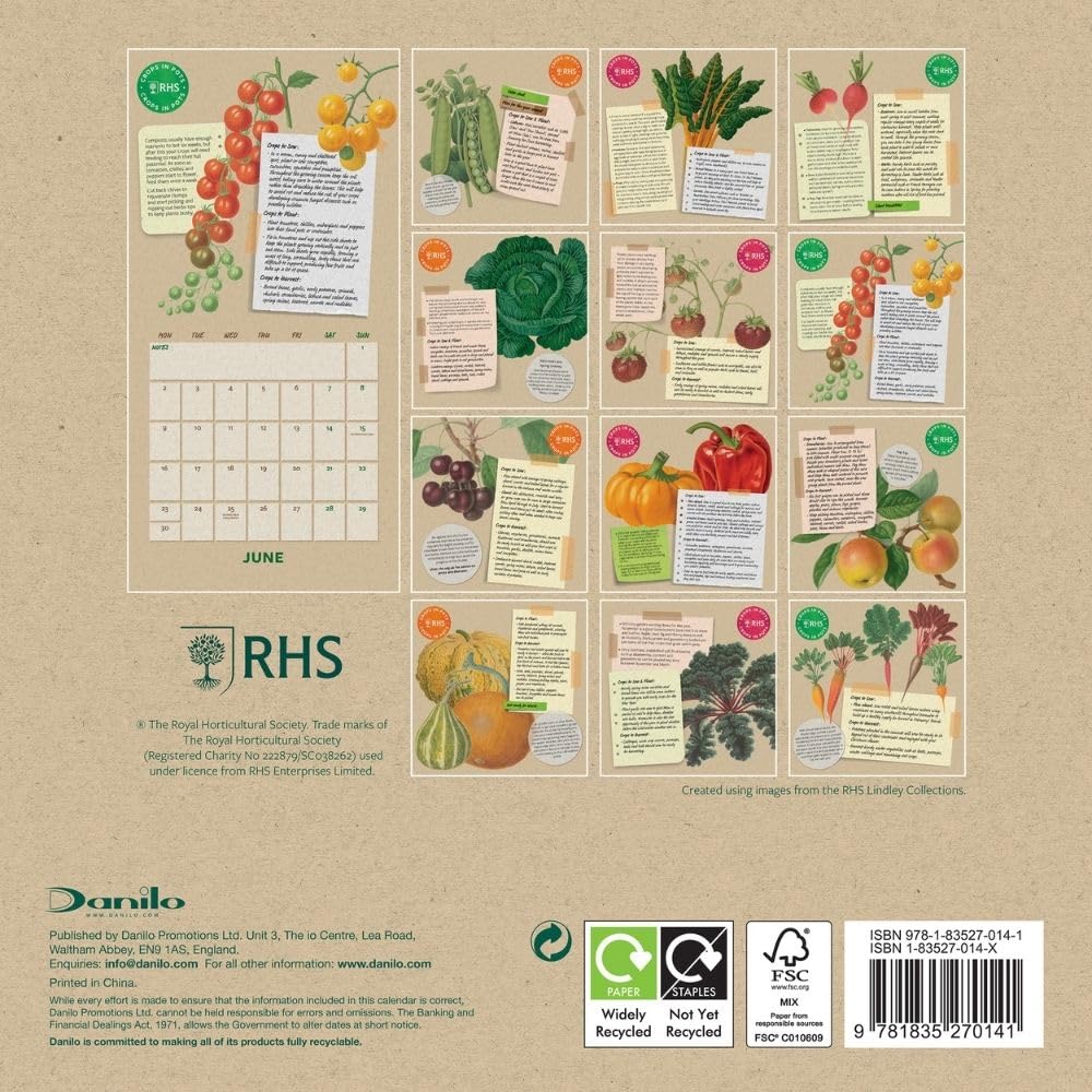 2025 Rhs - Mini Wall Calendar