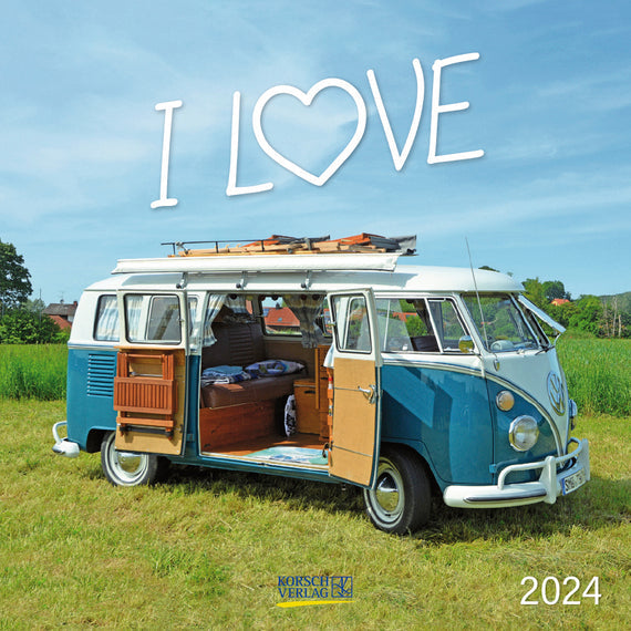 2024 VW Vans Square Wall Calendar Cars & Transport Calendars