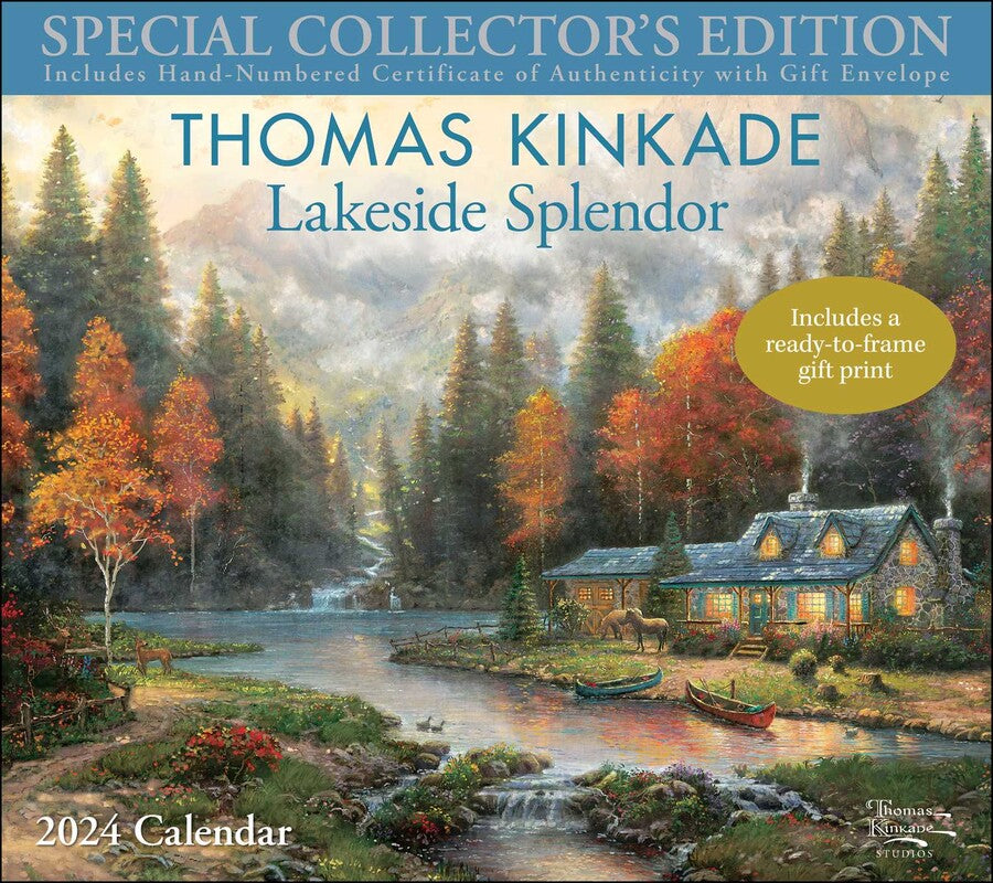 2024 Thomas Kinkade Special Collector's Edition (with Print) - Deluxe Wall Calendar  SOLD OUT