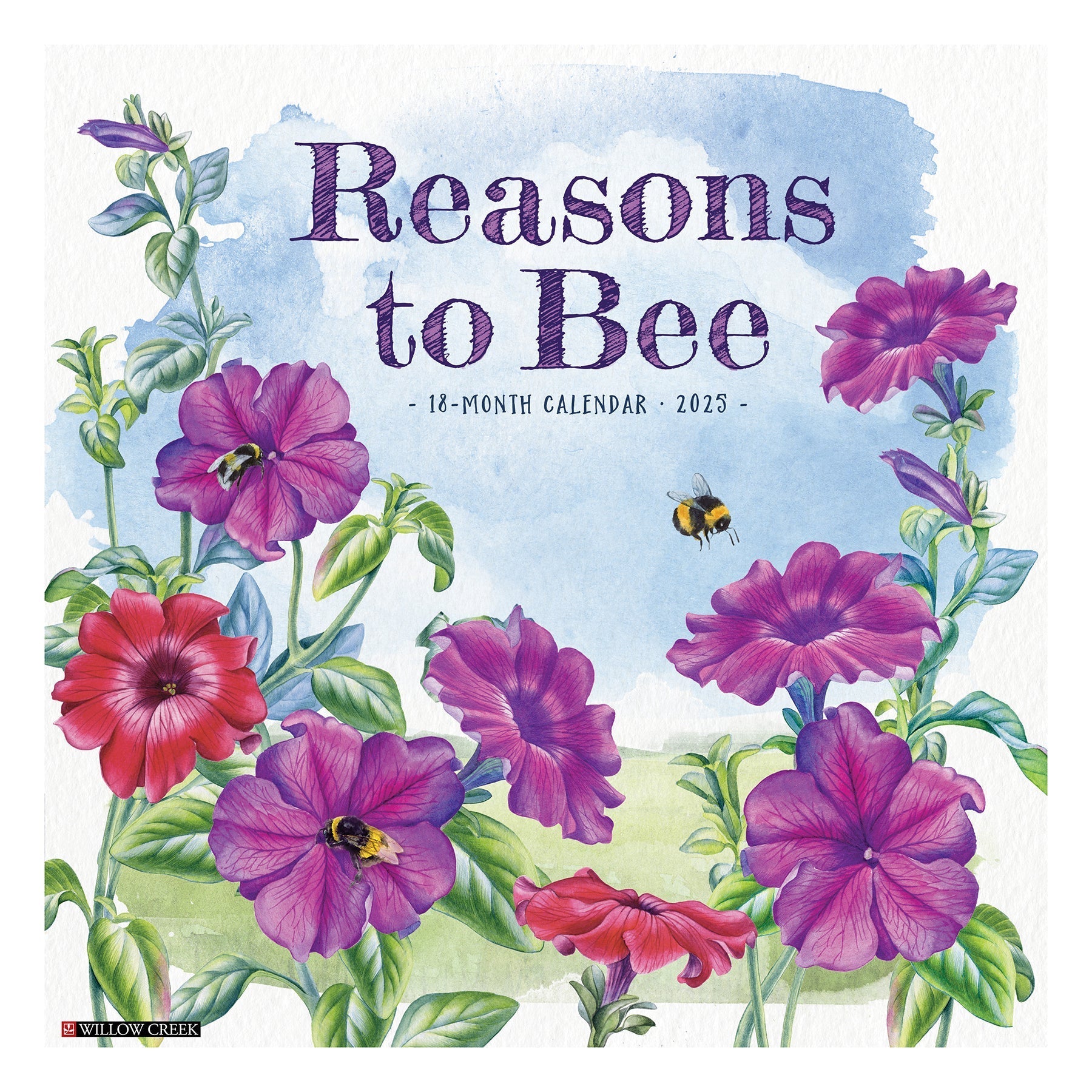 2025 Reasons to Bee - Square Wall Calendar