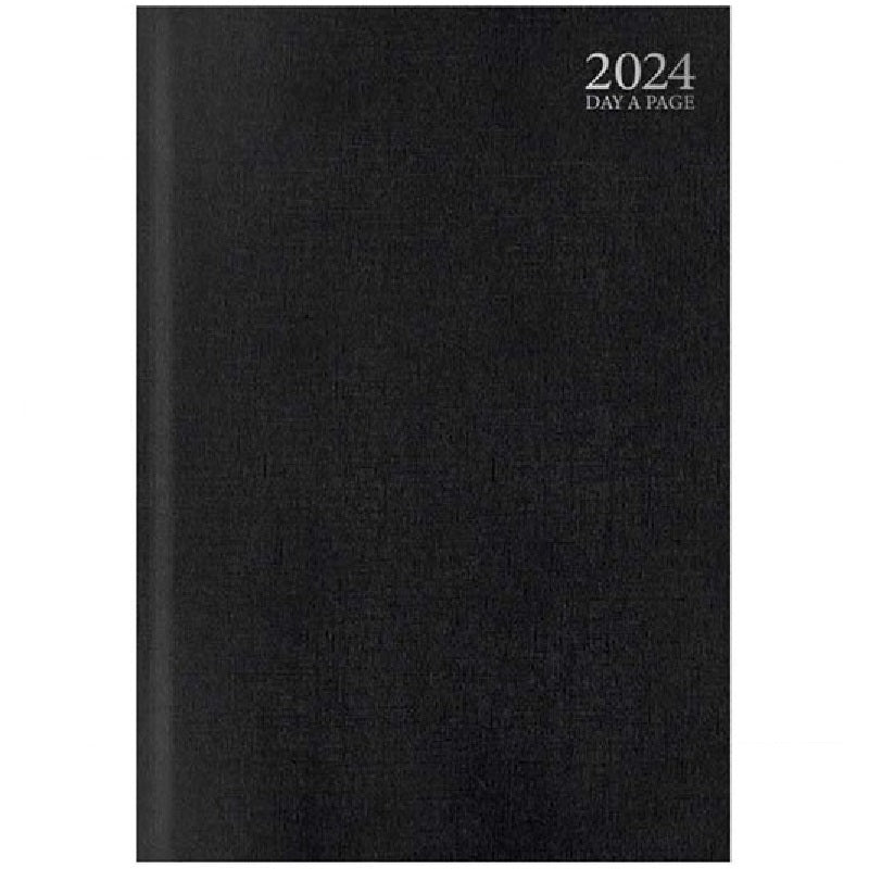 2024 Black Luxury Contract - Daily Diary/Planner