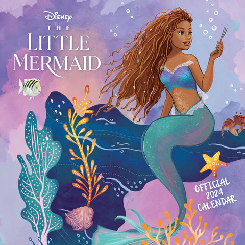 2024 Disney Little Mermaid Movie - Square Wall Calendar  SOLD OUT