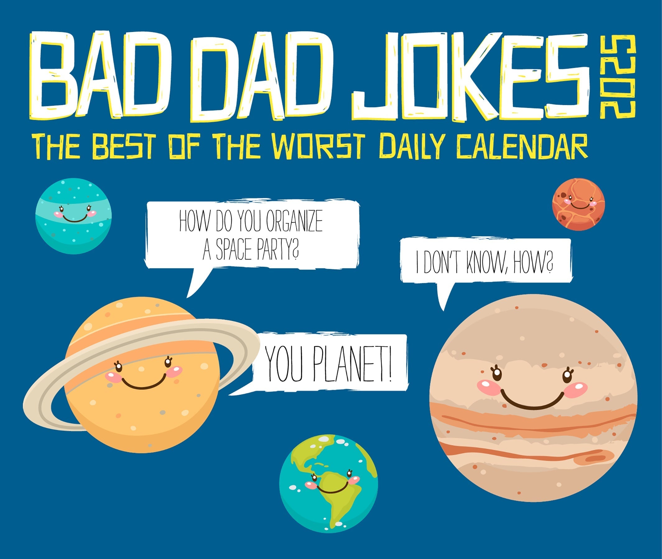 2025 Bad Dad Jokes - Daily Boxed Page-A-Day Calendar