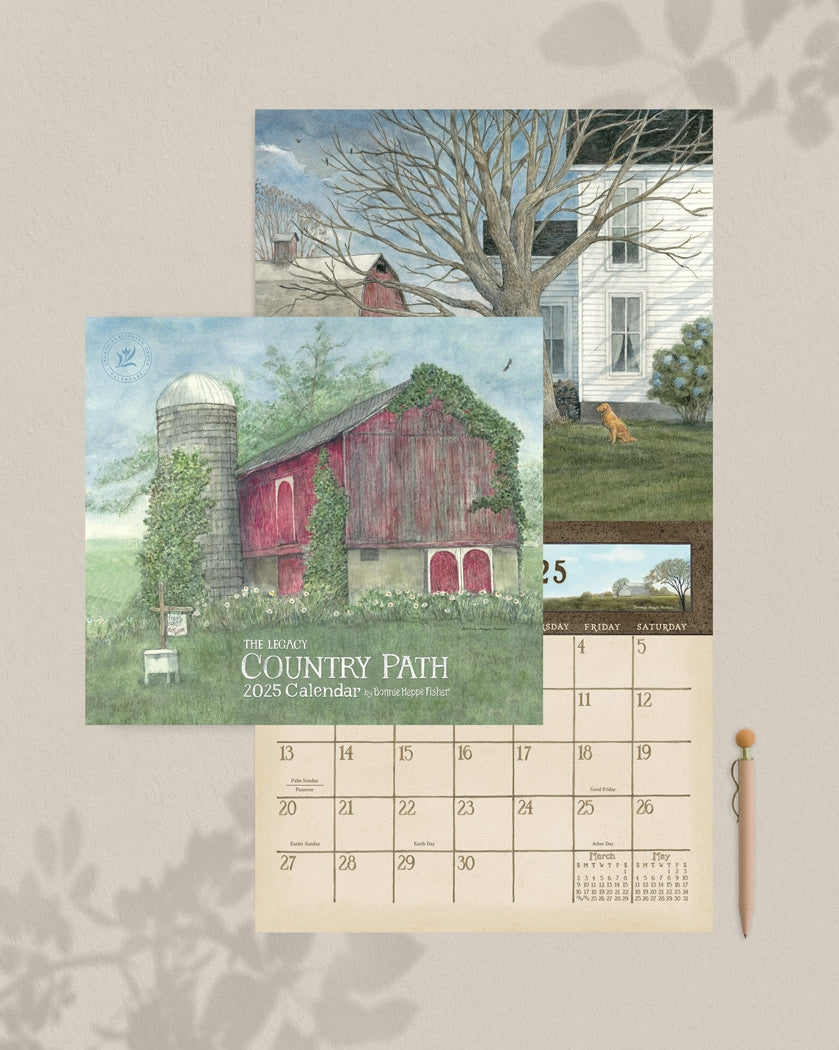 2025 Legacy Country Path - Deluxe Wall Calendar