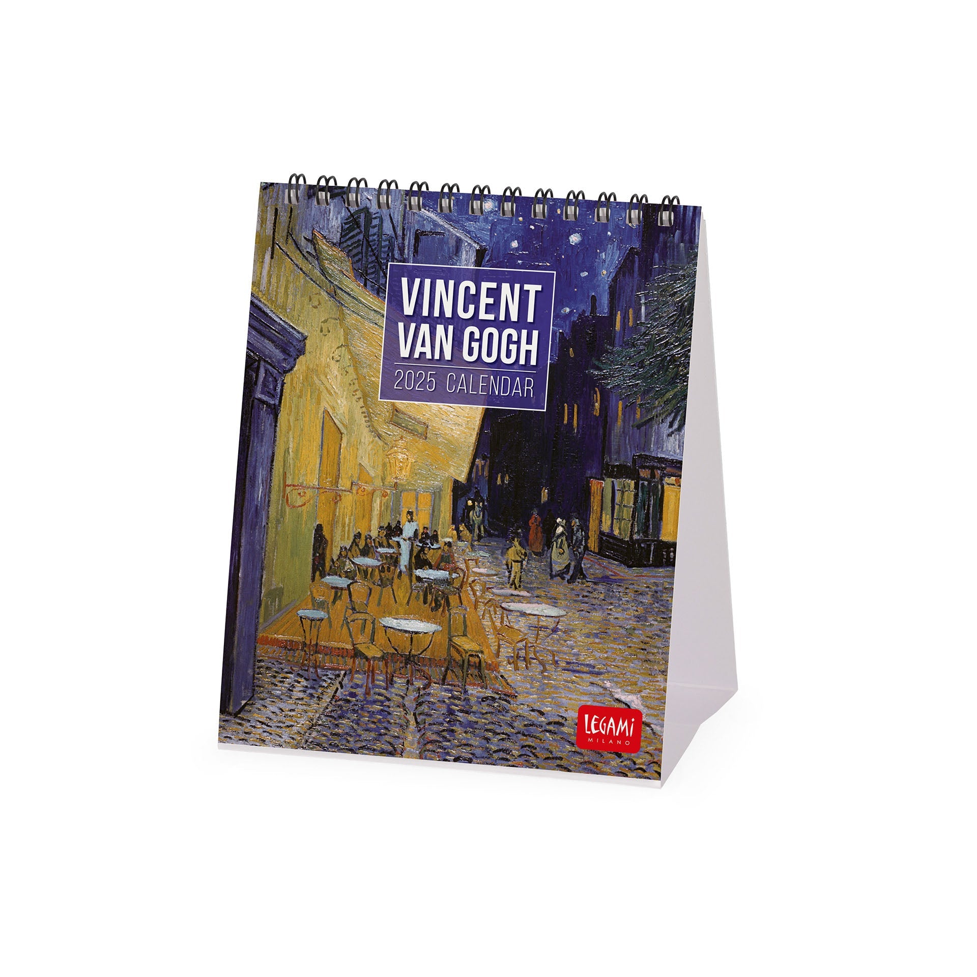 2025 Vincent Van Gogh by Legami - Desk Easel Calendar