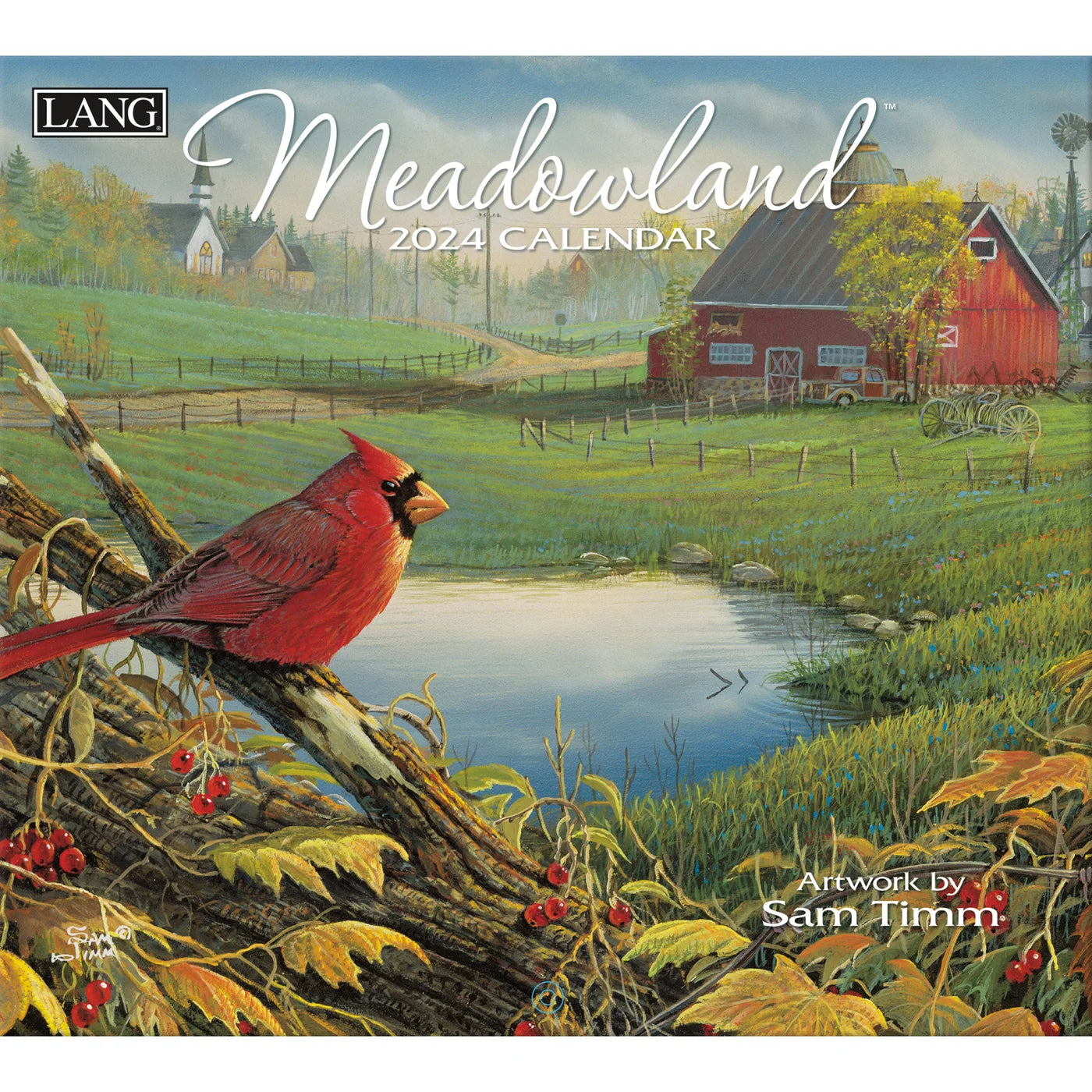 2024 LANG Meadowland By Sam Timm - Deluxe Wall Calendar