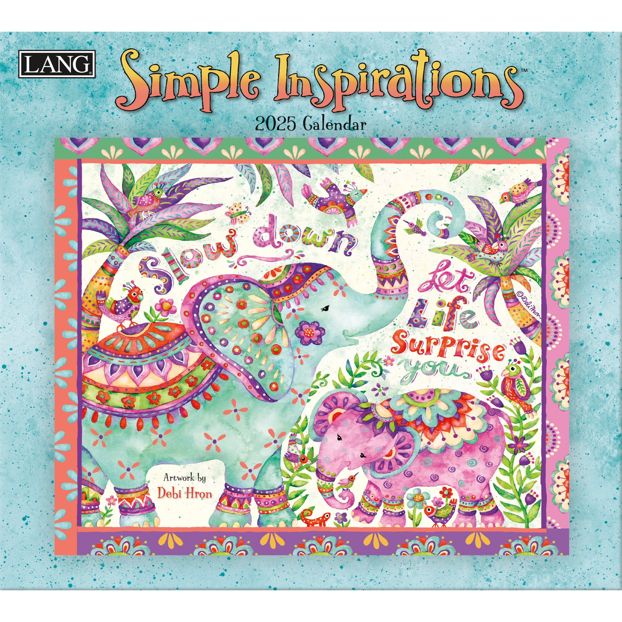2025 LANG Simple Inspirations By Debi Hron - Deluxe Wall Calendar