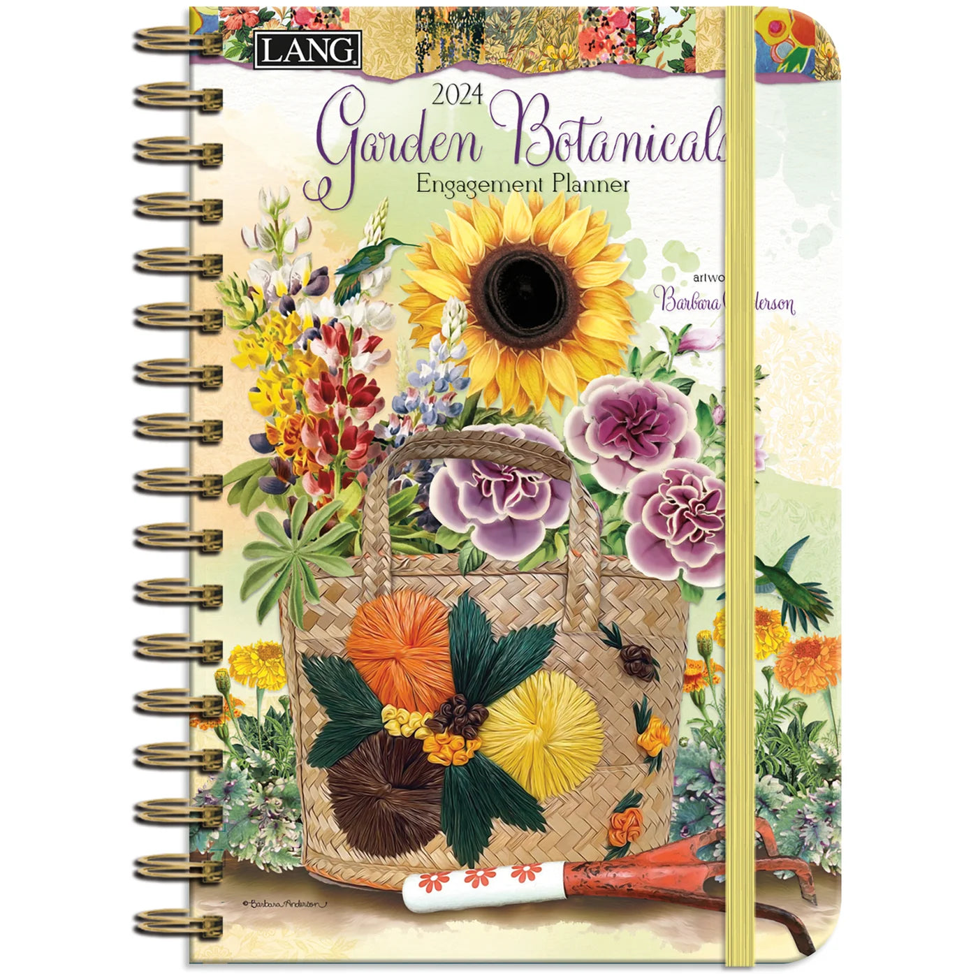 2024 LANG Garden Botanicals - Monthly Engagement Diary/Planner